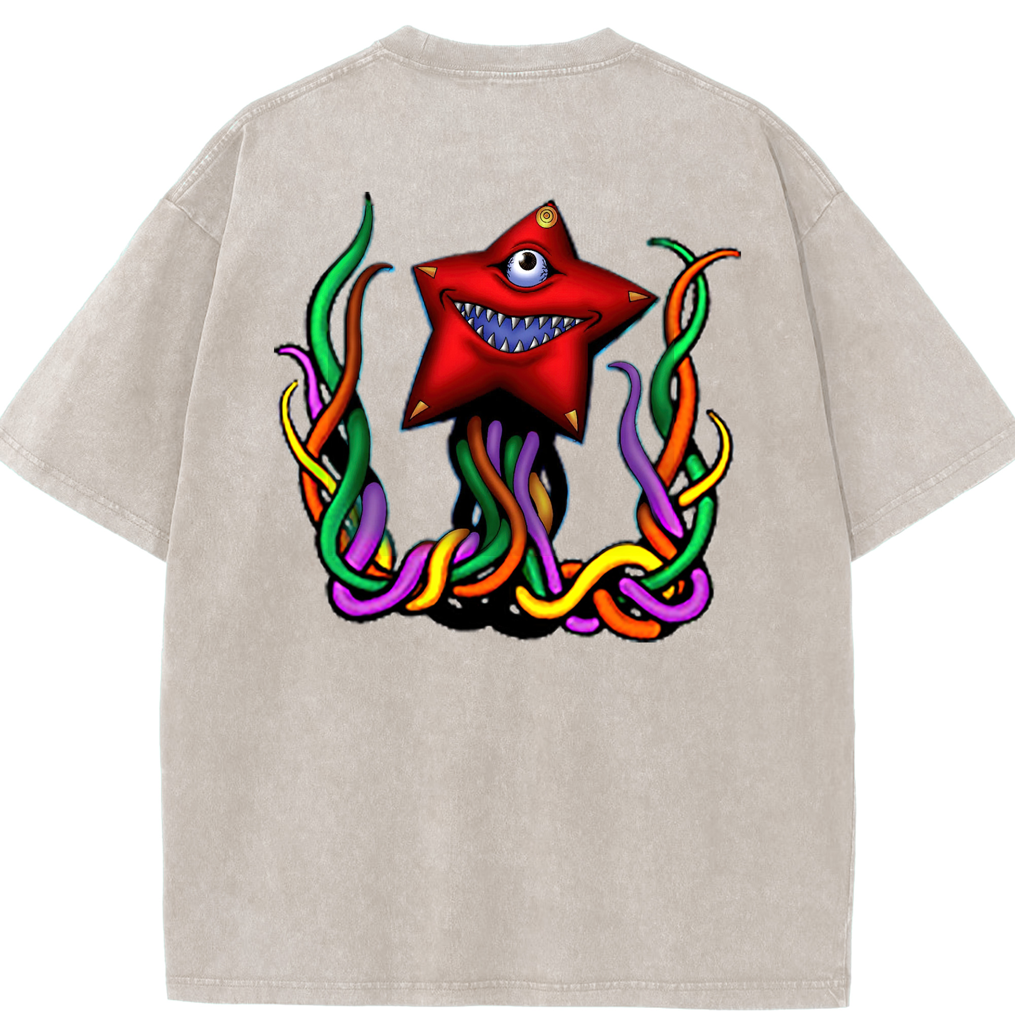 （画像用） 遊☆戯☆王 Yu-Gi-Oh! 綿100% ヴィンテージ風 半袖Tシャツ（背面プリント）