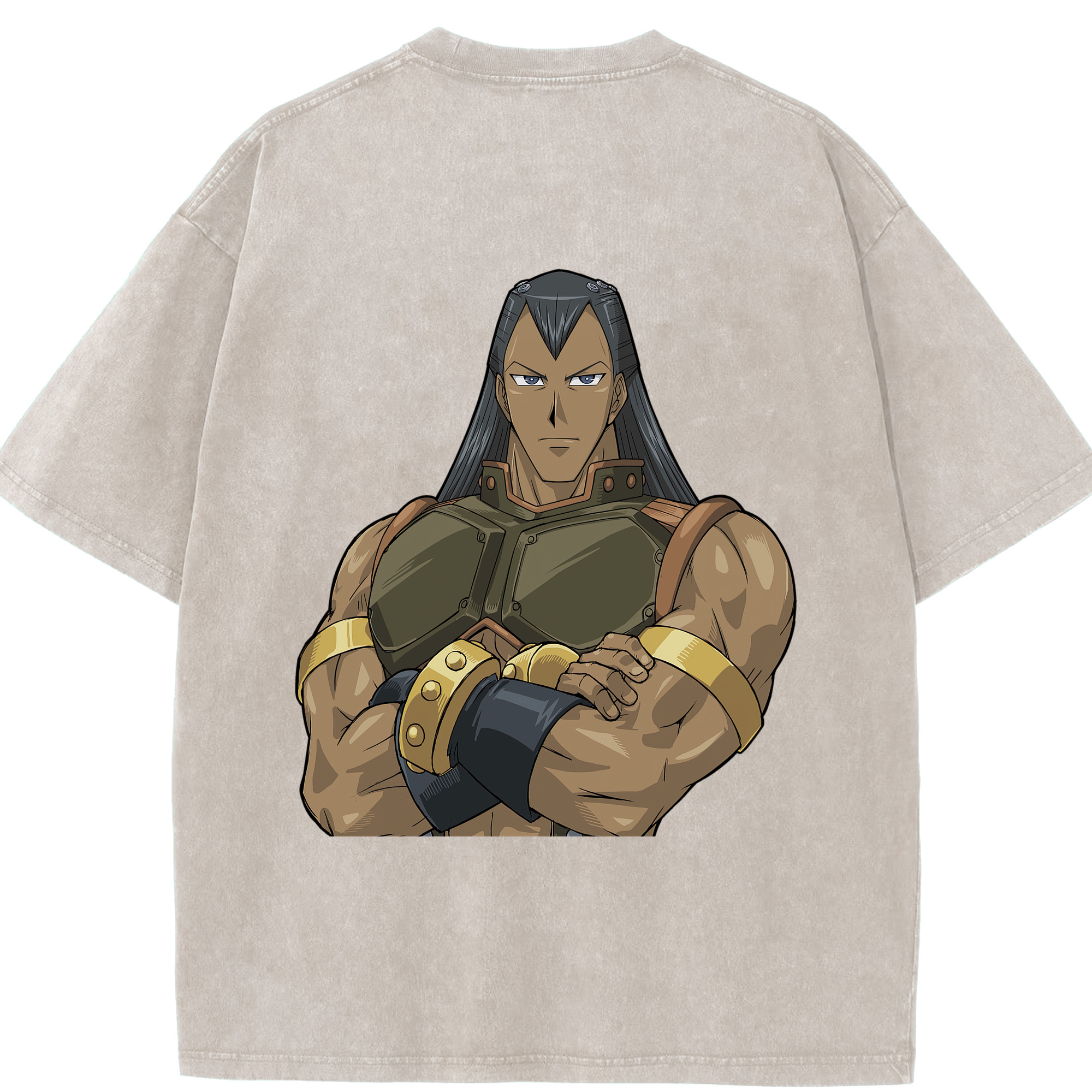 （画像用） 遊☆戯☆王 Yu-Gi-Oh! 綿100% ヴィンテージ風 半袖Tシャツ（背面プリント）