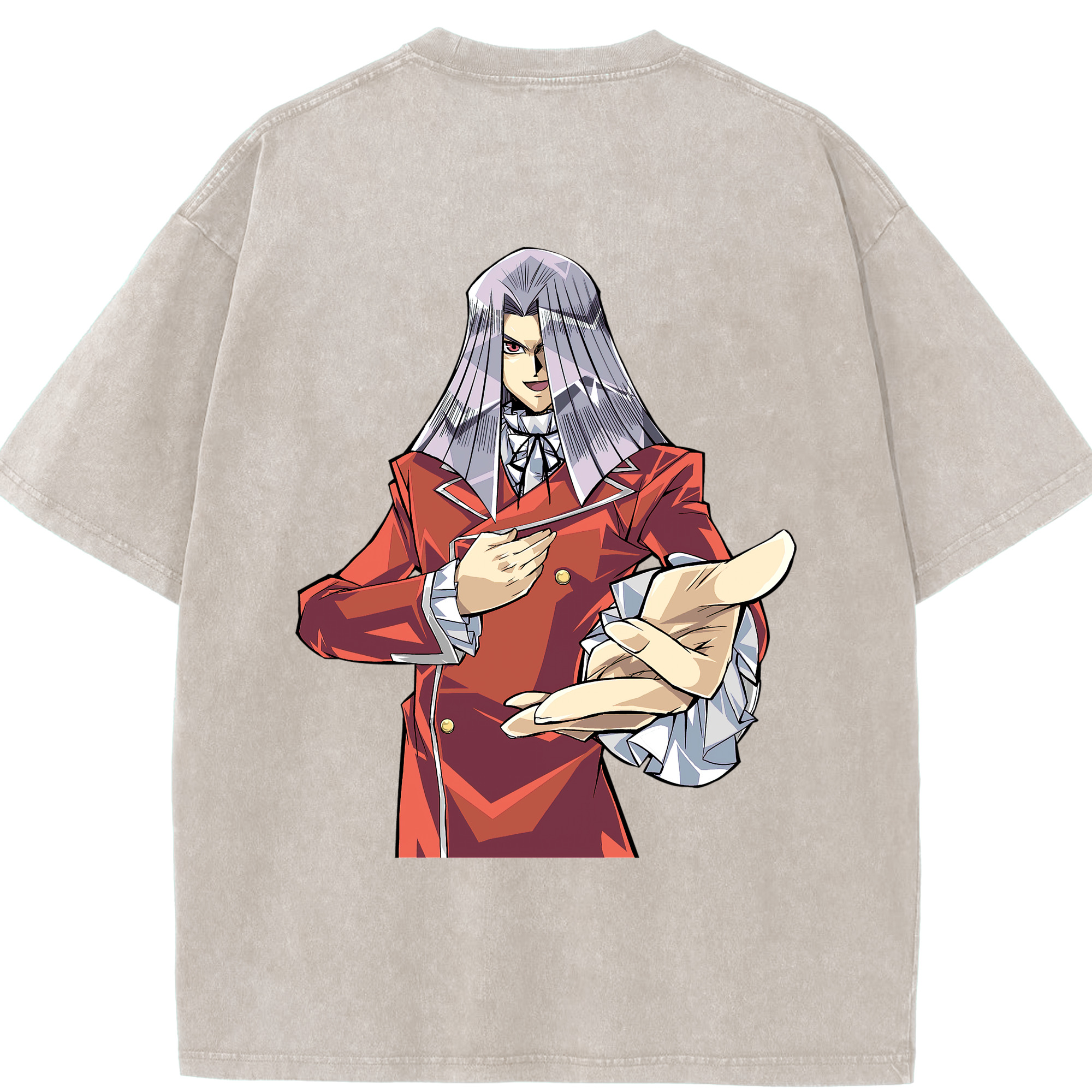 （画像用） 遊☆戯☆王 Yu-Gi-Oh! 綿100% ヴィンテージ風 半袖Tシャツ（背面プリント）