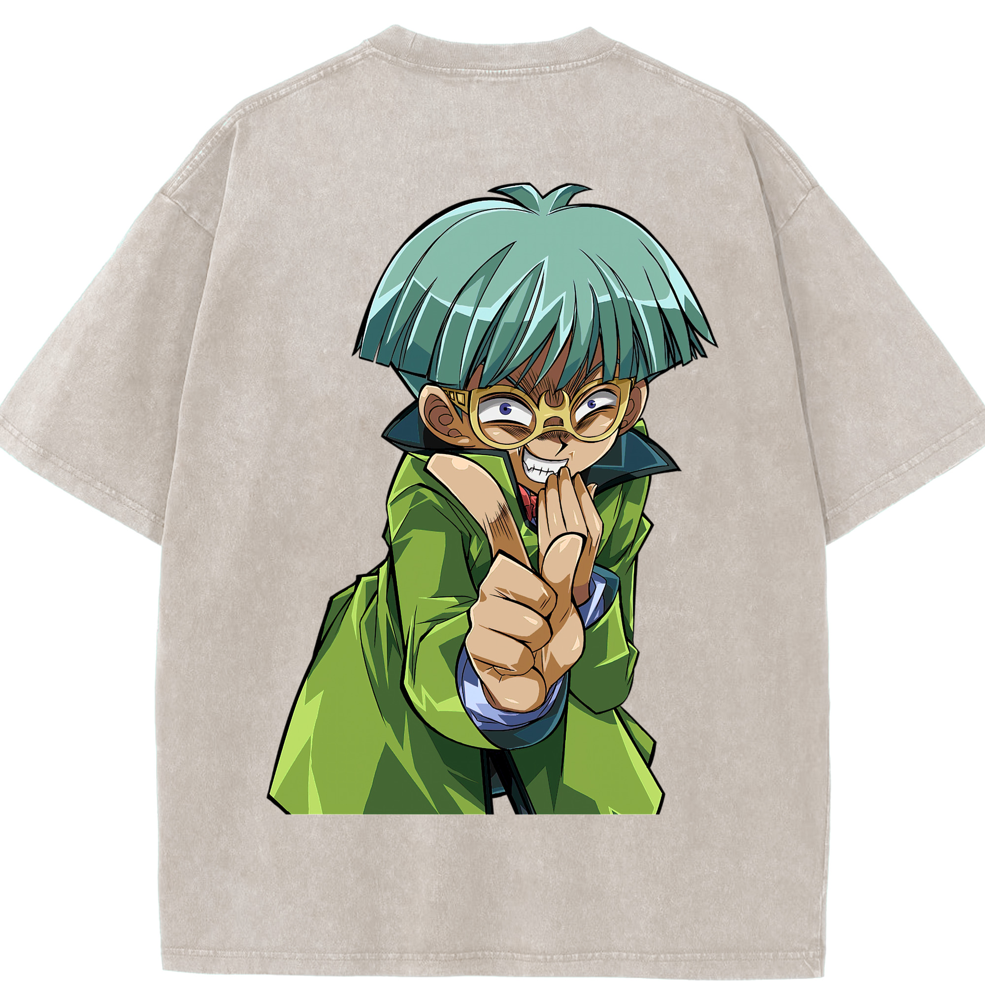 （画像用） 遊☆戯☆王 Yu-Gi-Oh! 綿100% ヴィンテージ風 半袖Tシャツ（背面プリント）