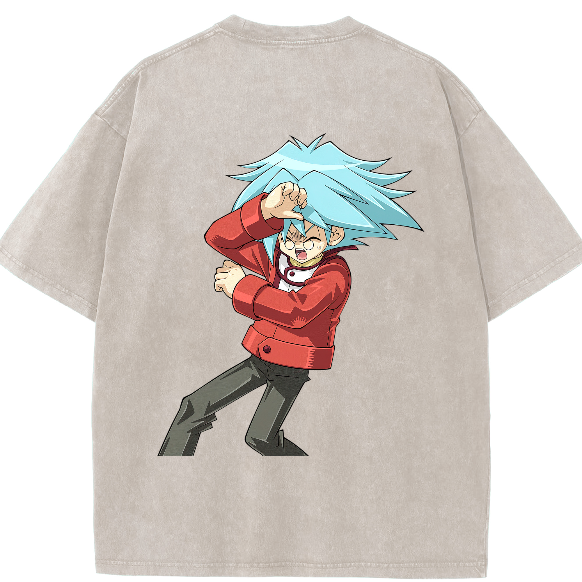 （画像用） 遊☆戯☆王 Yu-Gi-Oh! 綿100% ヴィンテージ風 半袖Tシャツ（背面プリント）