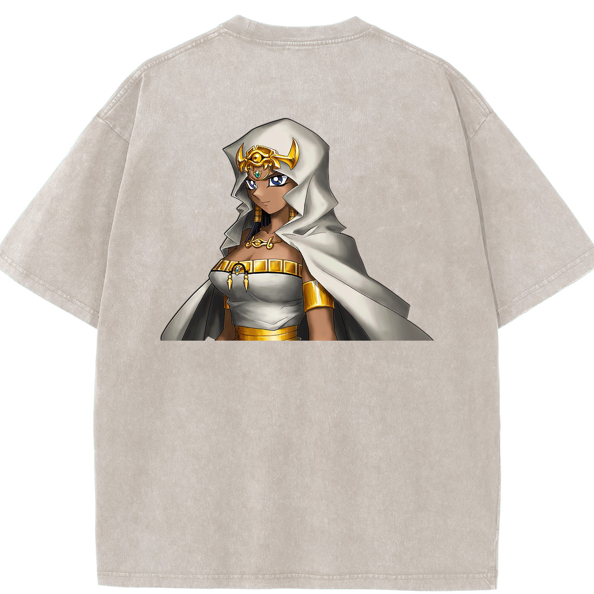 （画像用） 遊☆戯☆王 Yu-Gi-Oh! 綿100% ヴィンテージ風 半袖Tシャツ（背面プリント）