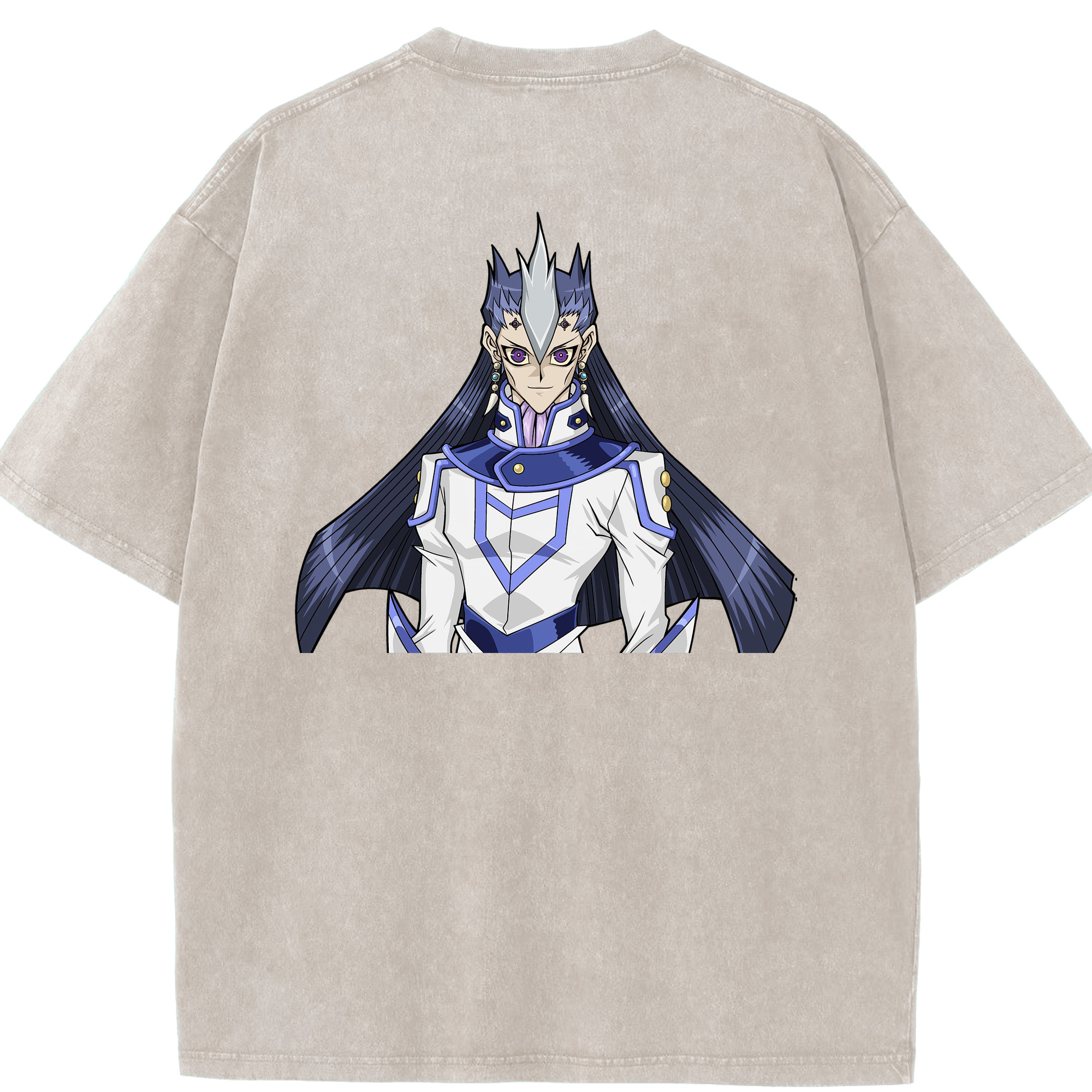 （画像用） 遊☆戯☆王 Yu-Gi-Oh! 綿100% ヴィンテージ風 半袖Tシャツ（背面プリント）