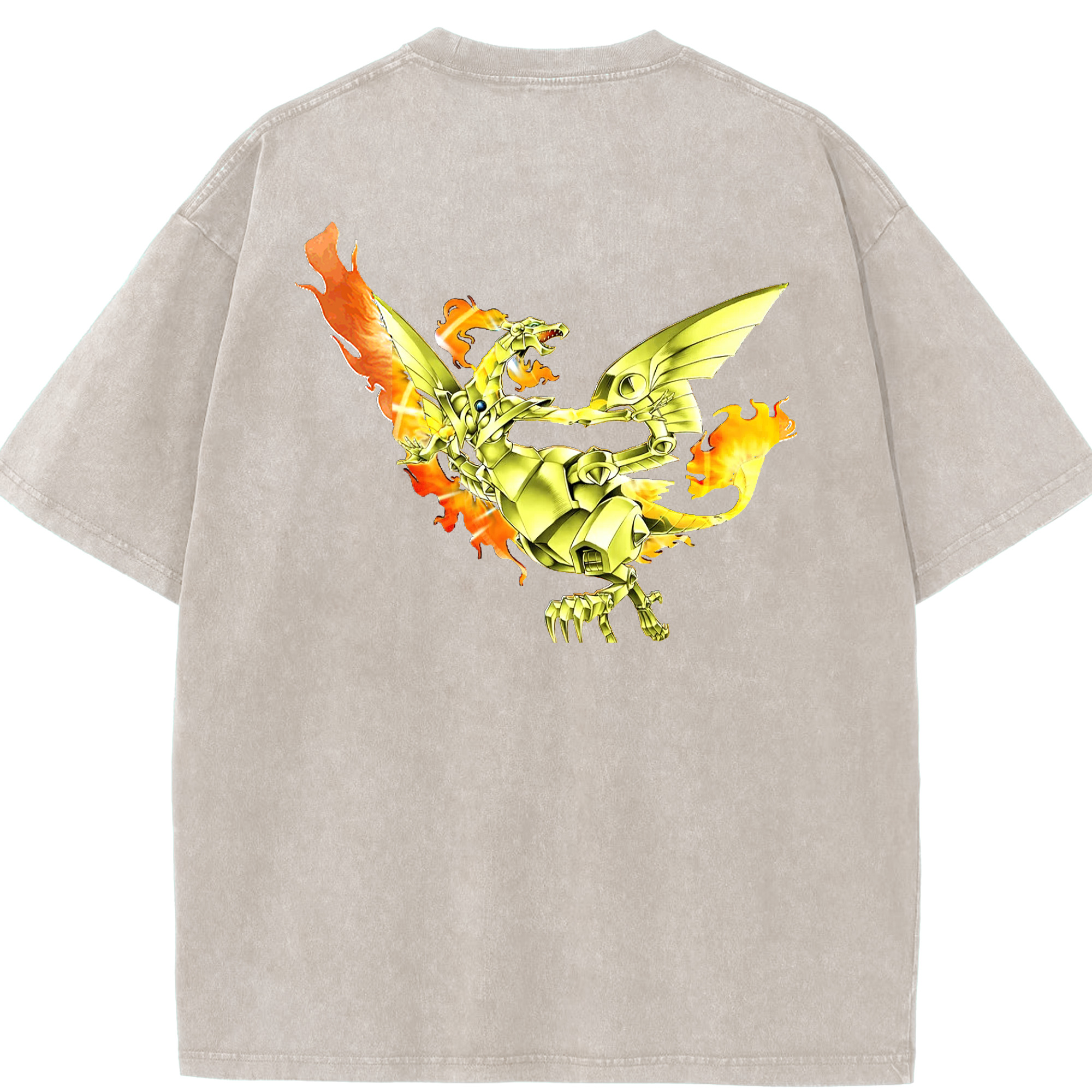 （画像用） 遊☆戯☆王 Yu-Gi-Oh! 綿100% ヴィンテージ風 半袖Tシャツ（背面プリント）