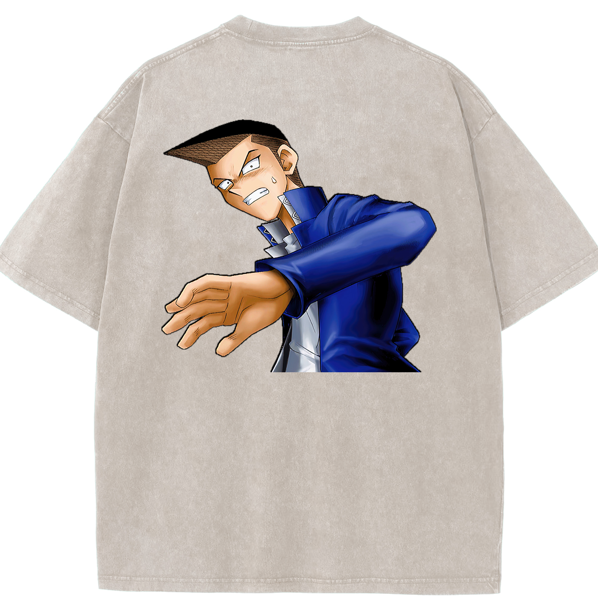（画像用） 遊☆戯☆王 Yu-Gi-Oh! 綿100% ヴィンテージ風 半袖Tシャツ（背面プリント）