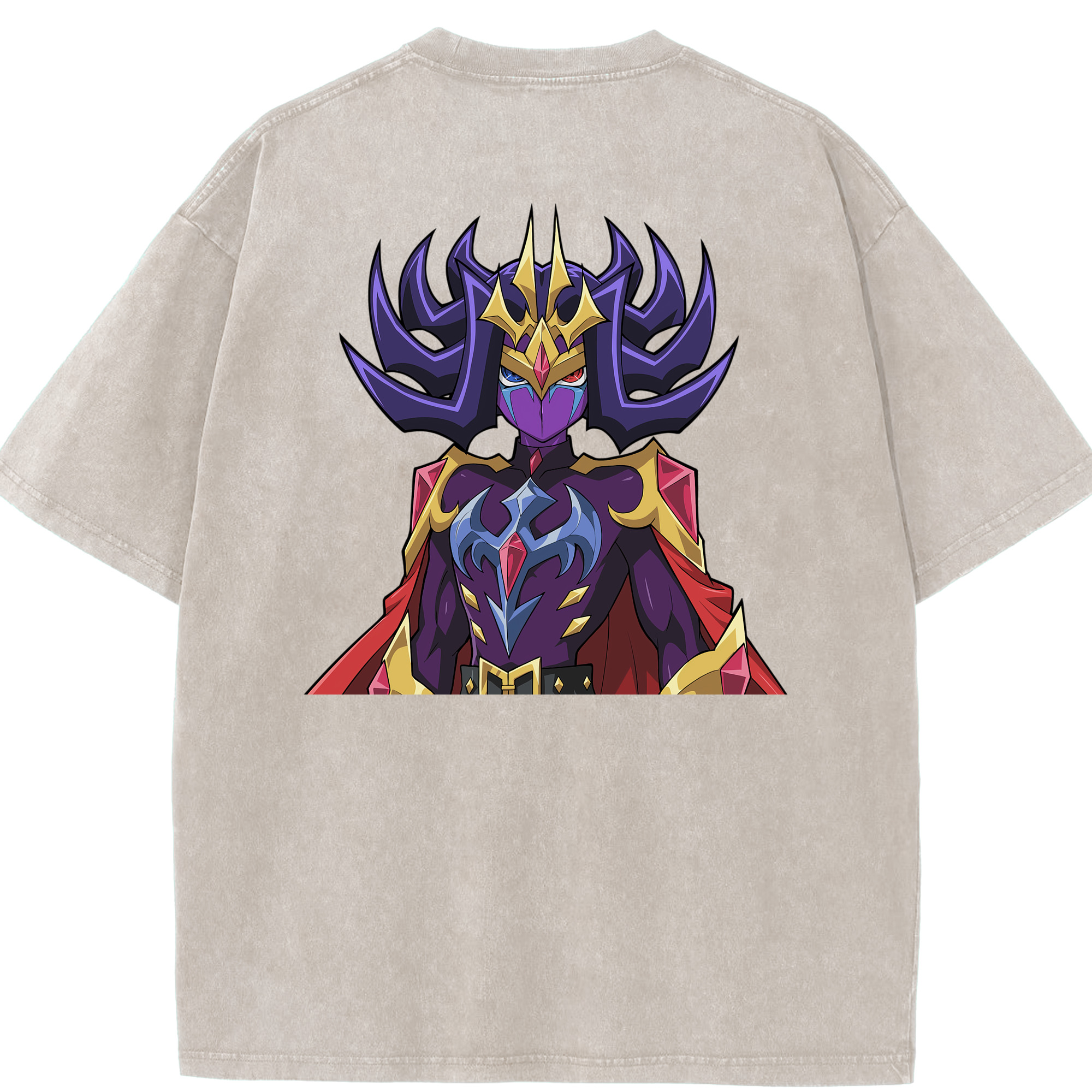 （画像用） 遊☆戯☆王 Yu-Gi-Oh! 綿100% ヴィンテージ風 半袖Tシャツ（背面プリント）