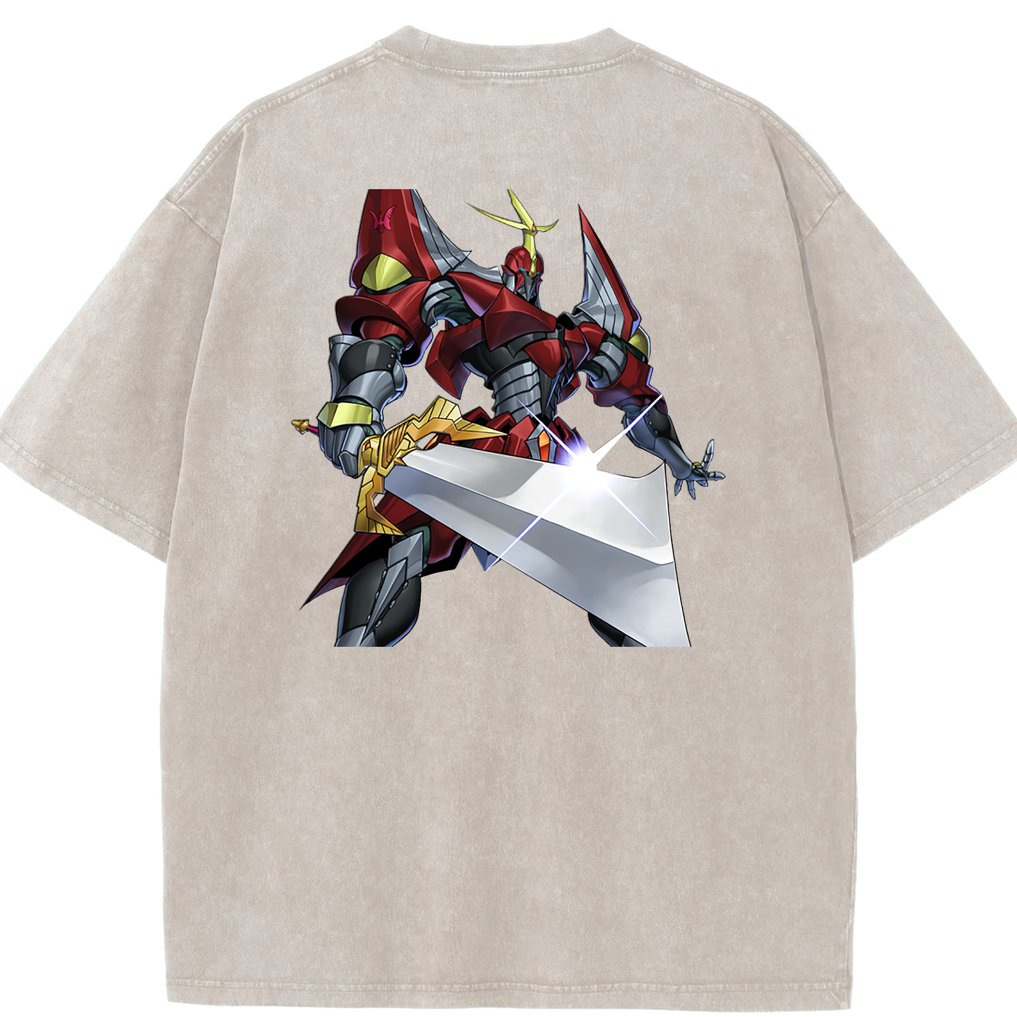 （画像用） 遊☆戯☆王 Yu-Gi-Oh! 綿100% ヴィンテージ風 半袖Tシャツ（背面プリント）