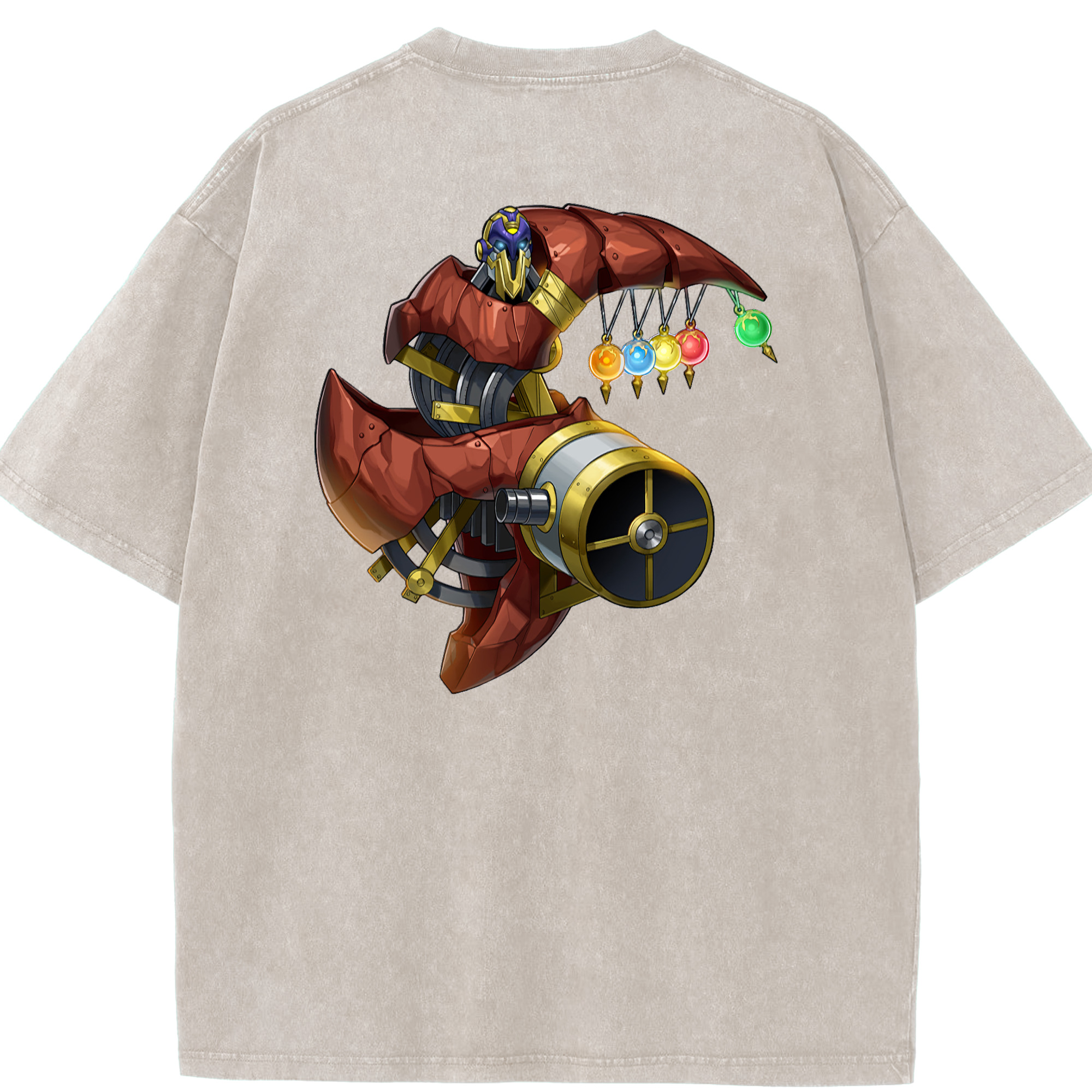 （画像用） 遊☆戯☆王 Yu-Gi-Oh! 綿100% ヴィンテージ風 半袖Tシャツ（背面プリント）