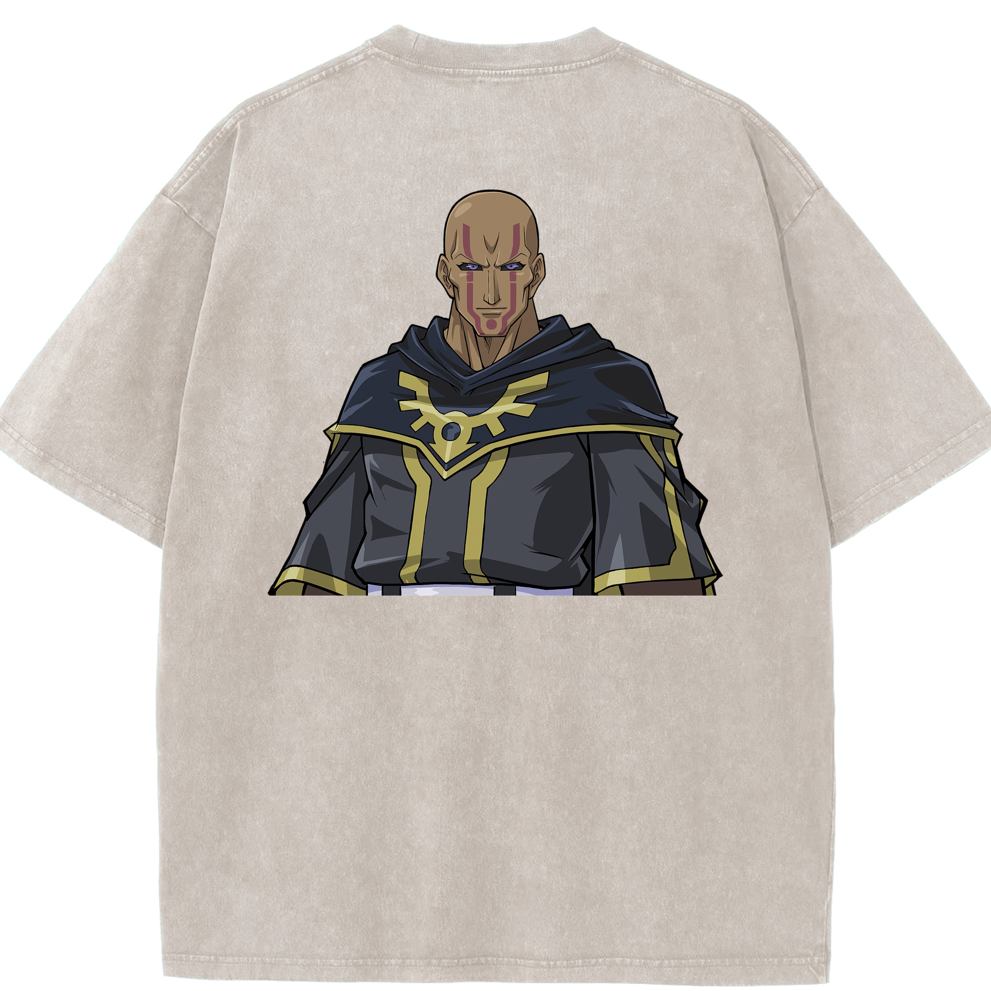 （画像用） 遊☆戯☆王 Yu-Gi-Oh! 綿100% ヴィンテージ風 半袖Tシャツ（背面プリント）