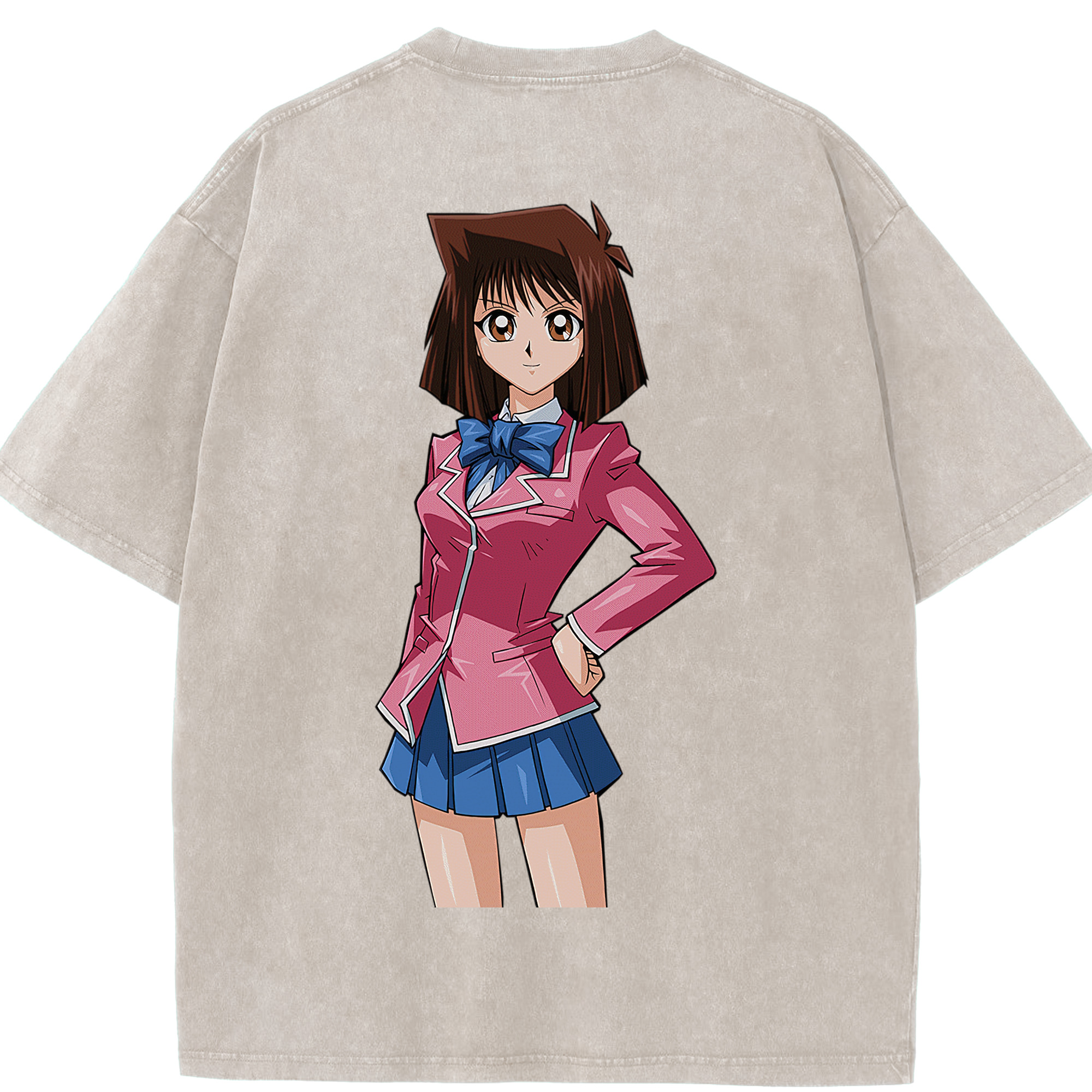 （画像用） 遊☆戯☆王 Yu-Gi-Oh! 綿100% ヴィンテージ風 半袖Tシャツ（背面プリント）