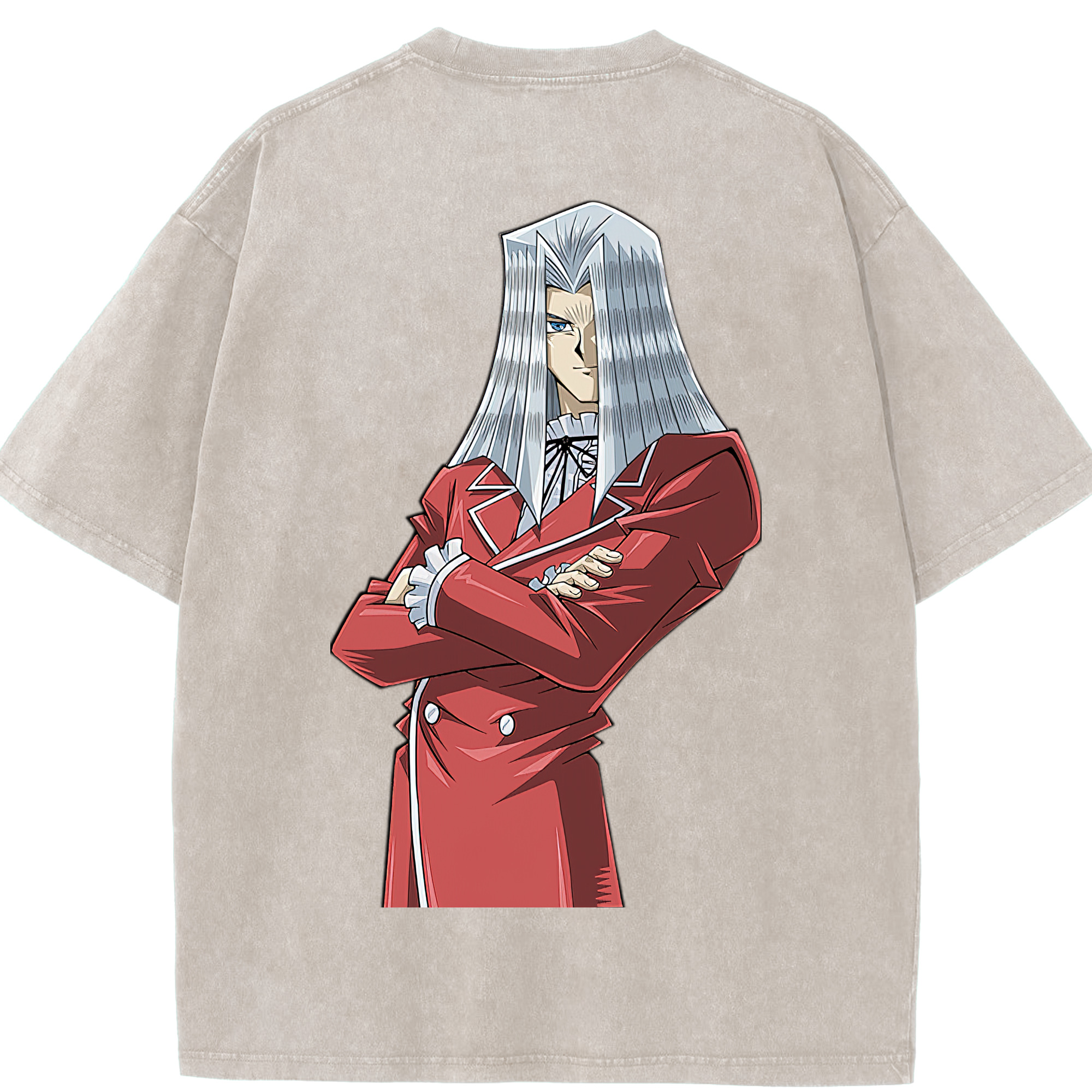 （画像用） 遊☆戯☆王 Yu-Gi-Oh! 綿100% ヴィンテージ風 半袖Tシャツ（背面プリント）