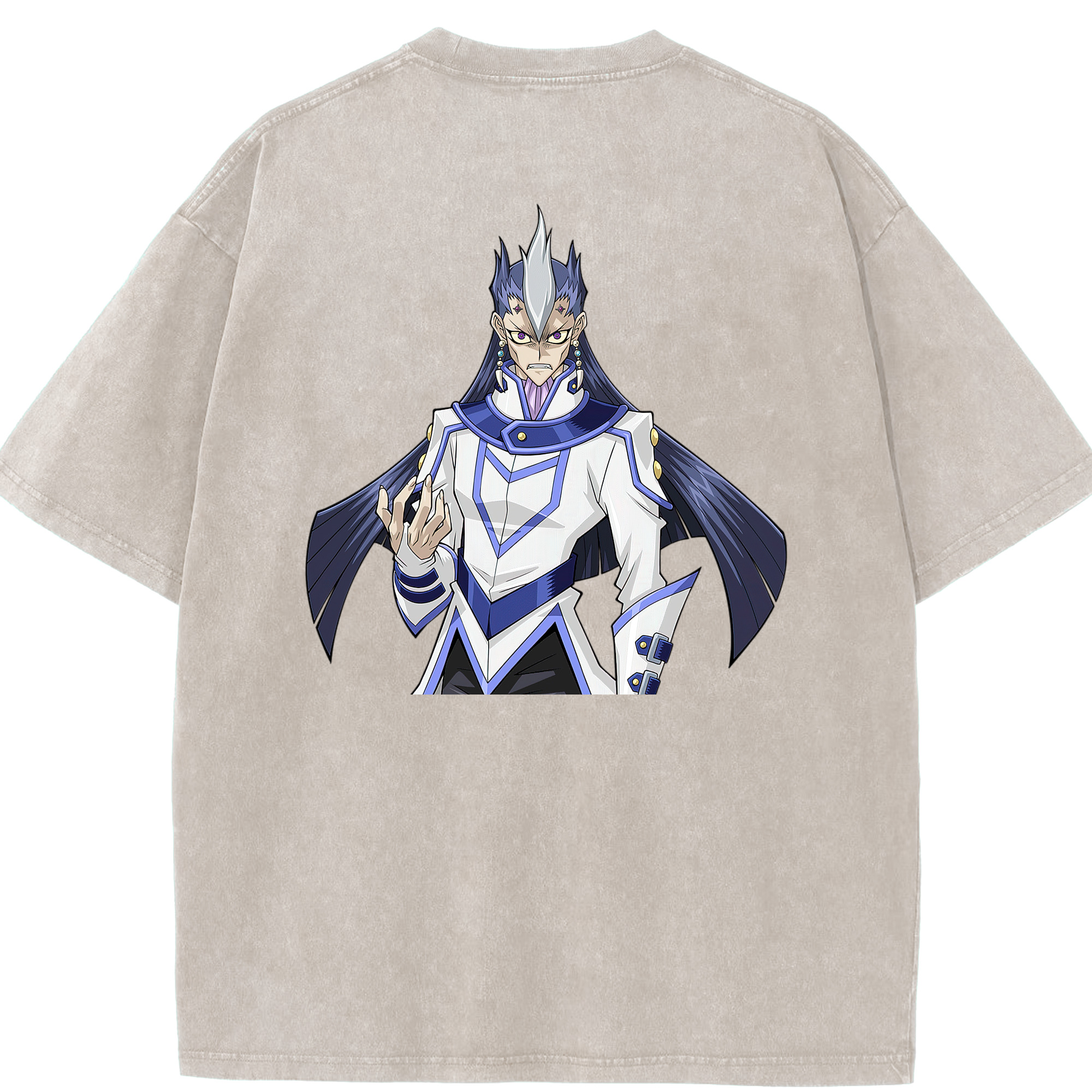 （画像用） 遊☆戯☆王 Yu-Gi-Oh! 綿100% ヴィンテージ風 半袖Tシャツ（背面プリント）