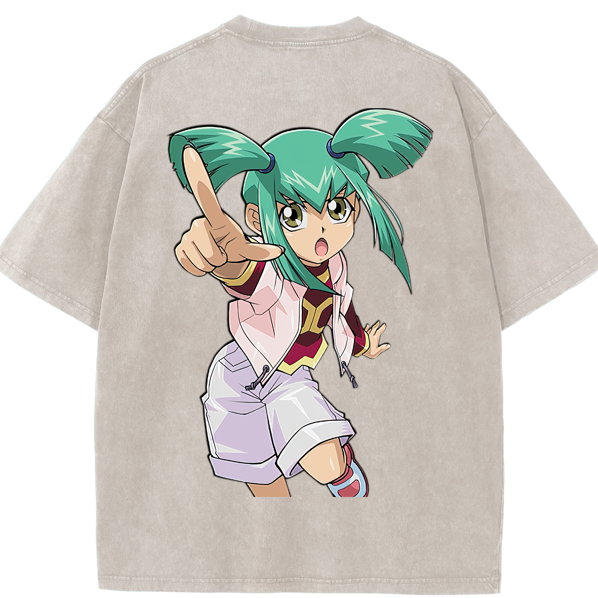（画像用） 遊☆戯☆王 Yu-Gi-Oh! 綿100% ヴィンテージ風 半袖Tシャツ（背面プリント）