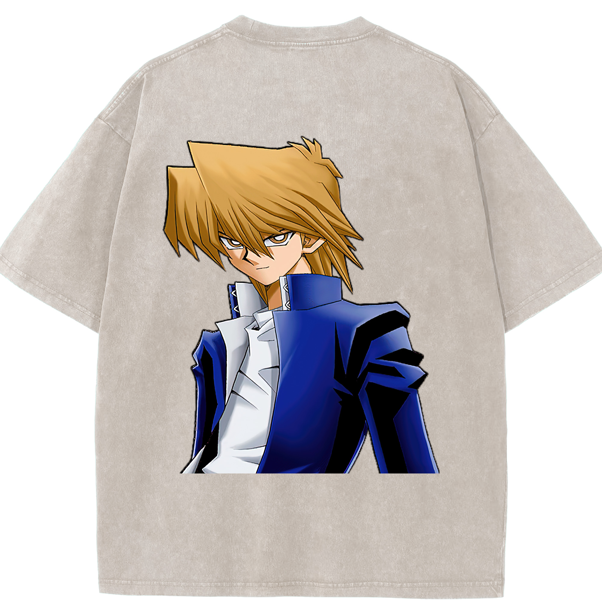 （画像用） 遊☆戯☆王 Yu-Gi-Oh! 綿100% ヴィンテージ風 半袖Tシャツ（背面プリント）