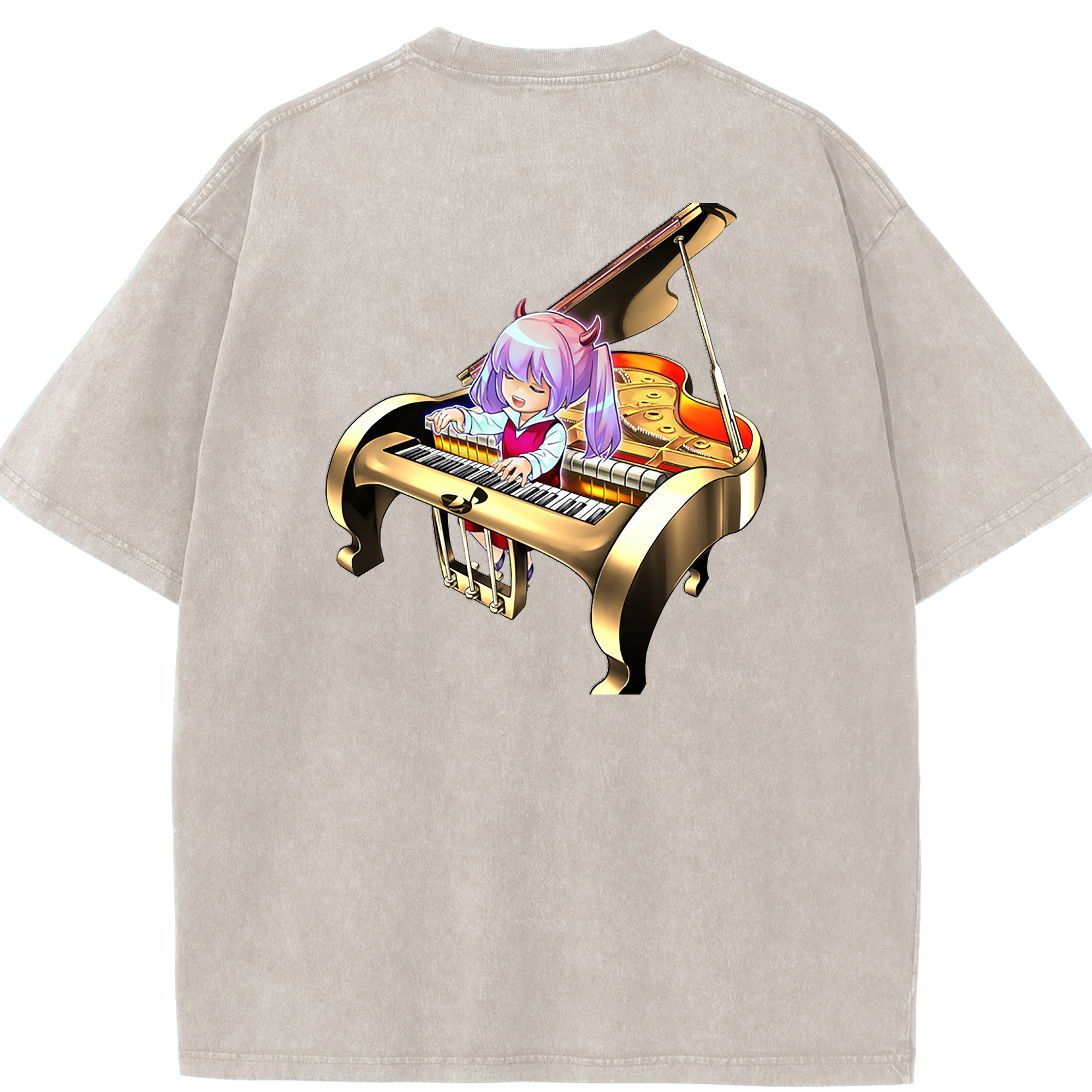 （画像用） 遊☆戯☆王 Yu-Gi-Oh! 綿100% ヴィンテージ風 半袖Tシャツ（背面プリント）