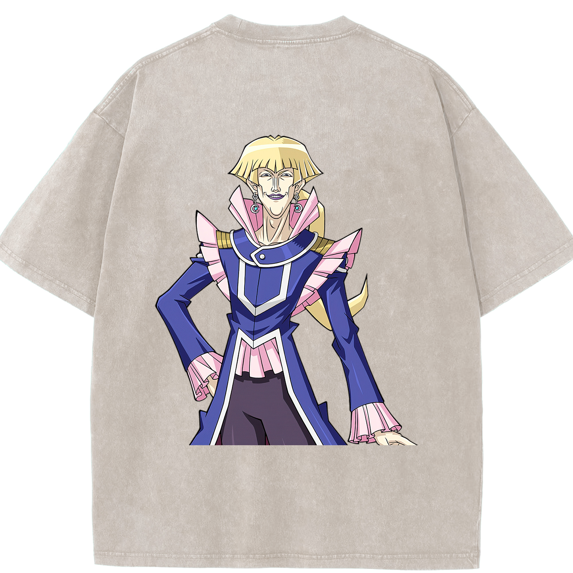 （画像用） 遊☆戯☆王 Yu-Gi-Oh! 綿100% ヴィンテージ風 半袖Tシャツ（背面プリント）