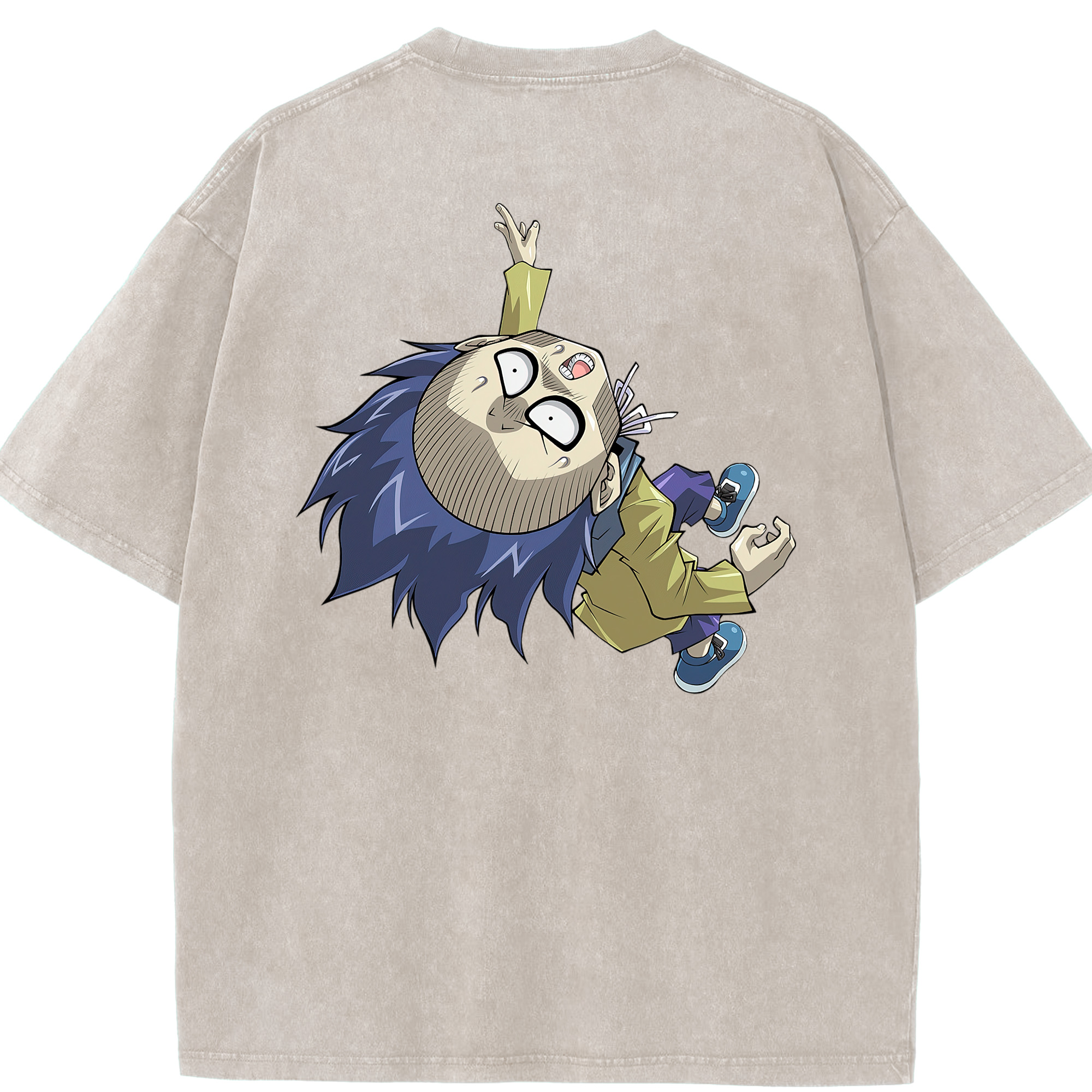 （画像用） 遊☆戯☆王 Yu-Gi-Oh! 綿100% ヴィンテージ風 半袖Tシャツ（背面プリント）