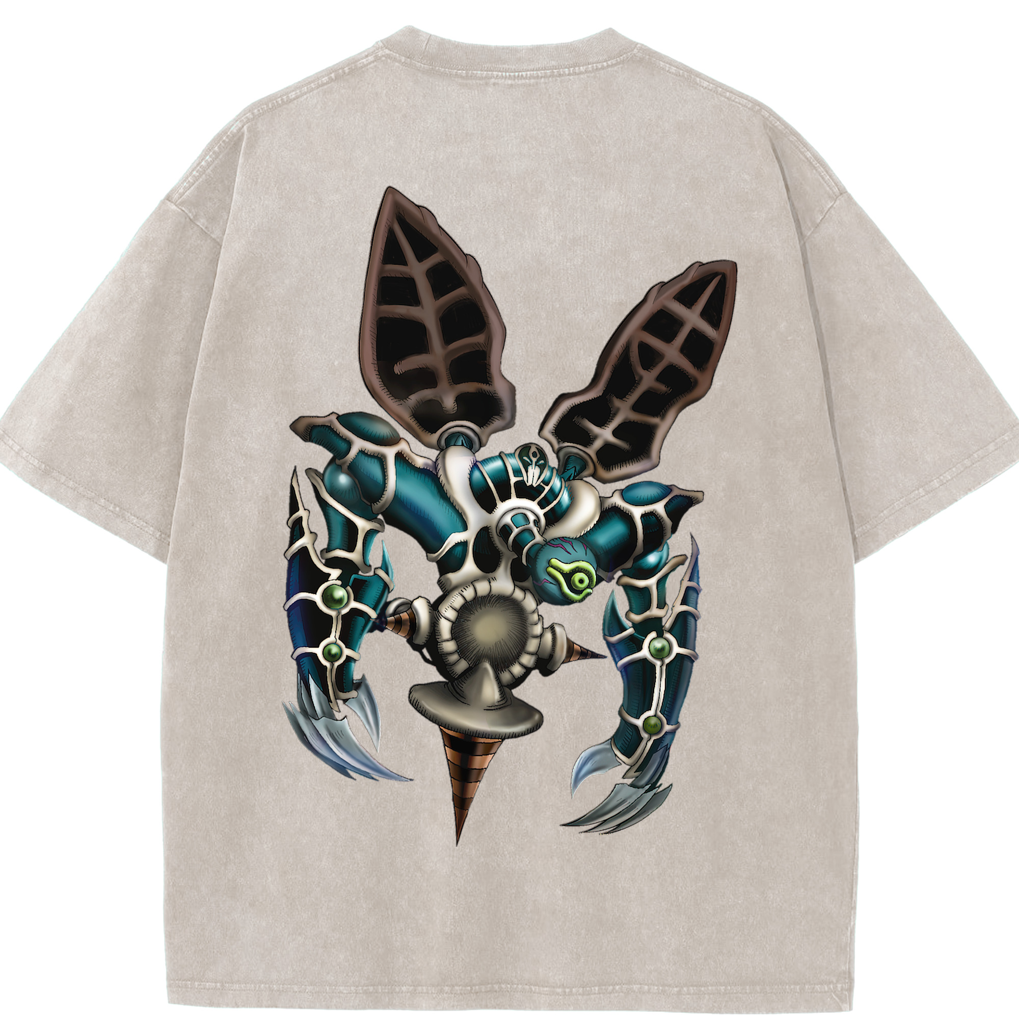 （画像用） 遊☆戯☆王 Yu-Gi-Oh! 綿100% ヴィンテージ風 半袖Tシャツ（背面プリント）