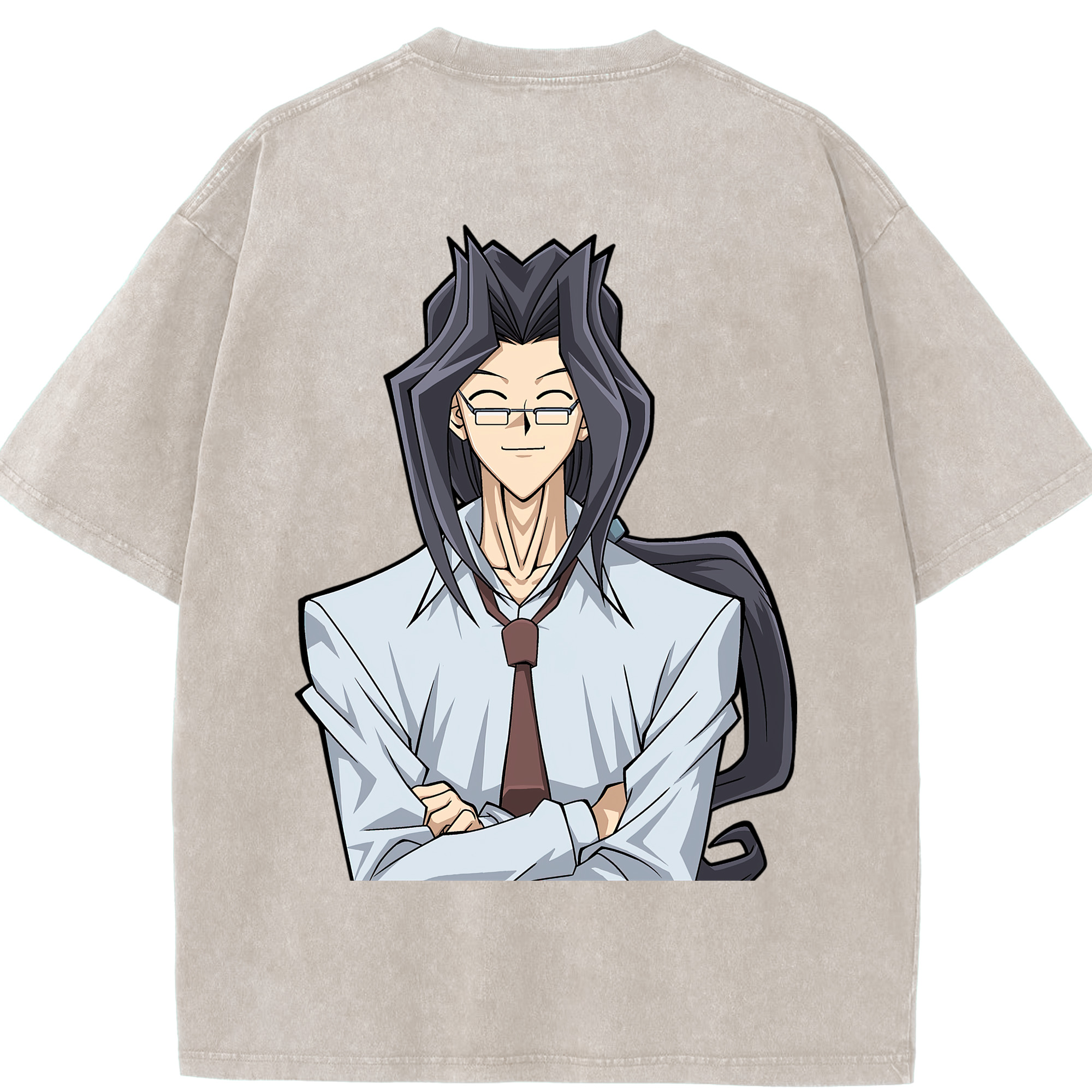 （画像用） 遊☆戯☆王 Yu-Gi-Oh! 綿100% ヴィンテージ風 半袖Tシャツ（背面プリント）