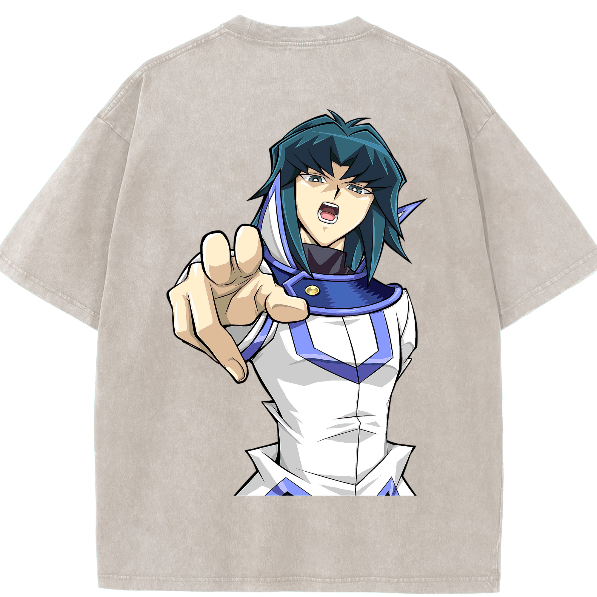 （画像用） 遊☆戯☆王 Yu-Gi-Oh! 綿100% ヴィンテージ風 半袖Tシャツ（背面プリント）