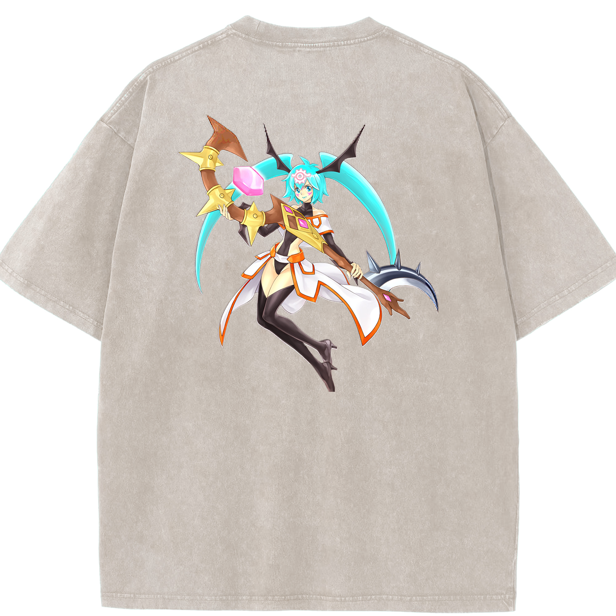 （画像用） 遊☆戯☆王 Yu-Gi-Oh! 綿100% ヴィンテージ風 半袖Tシャツ（背面プリント）