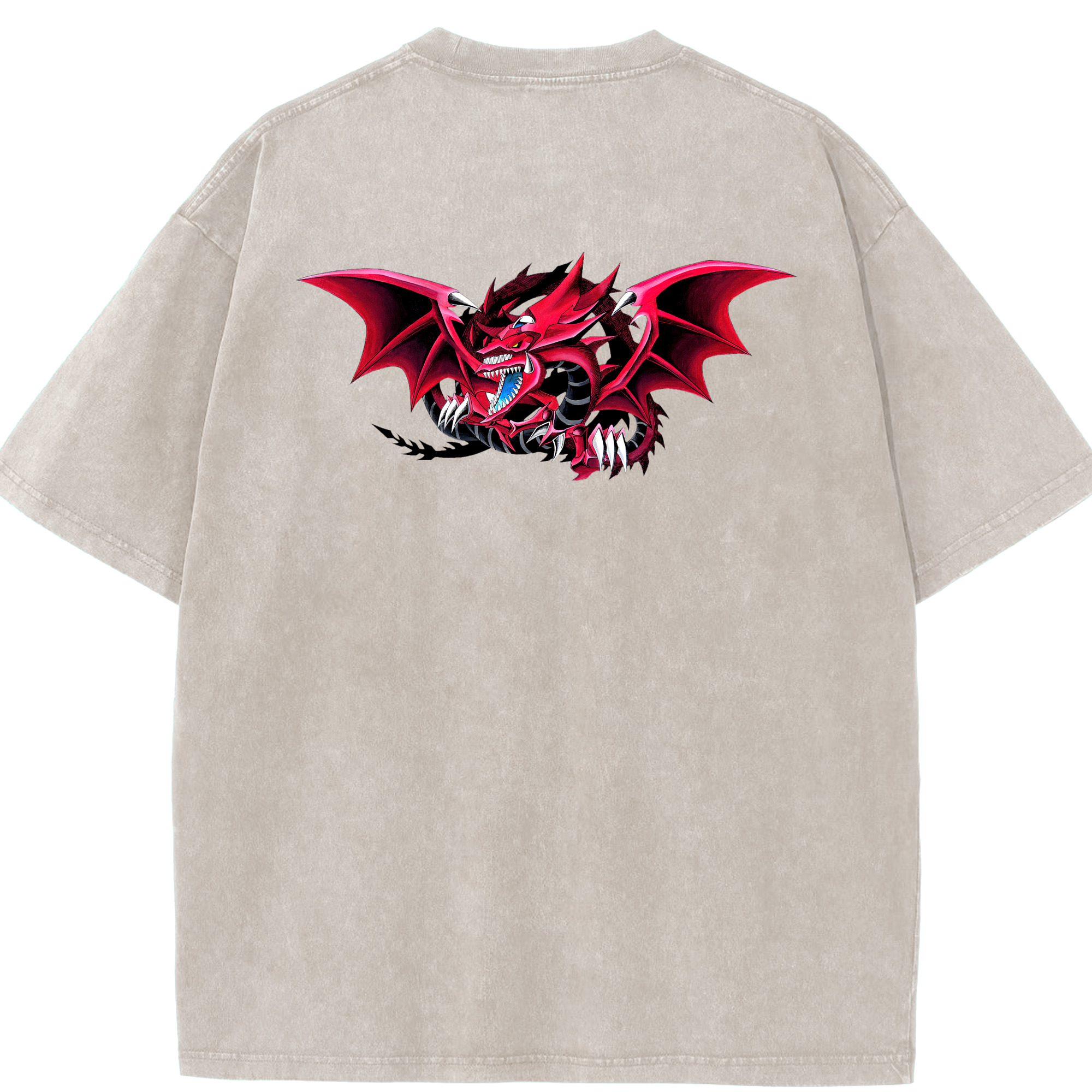 （画像用） 遊☆戯☆王 Yu-Gi-Oh! 綿100% ヴィンテージ風 半袖Tシャツ（背面プリント）