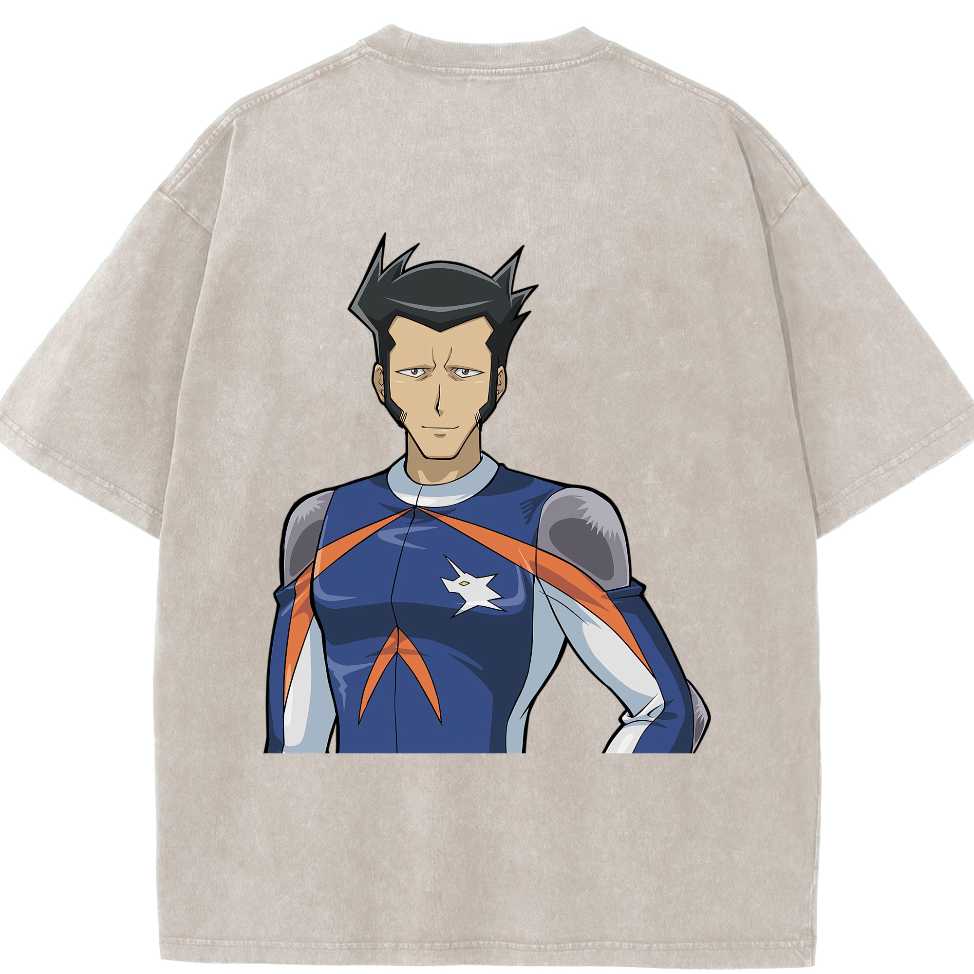 （画像用） 遊☆戯☆王 Yu-Gi-Oh! 綿100% ヴィンテージ風 半袖Tシャツ（背面プリント）