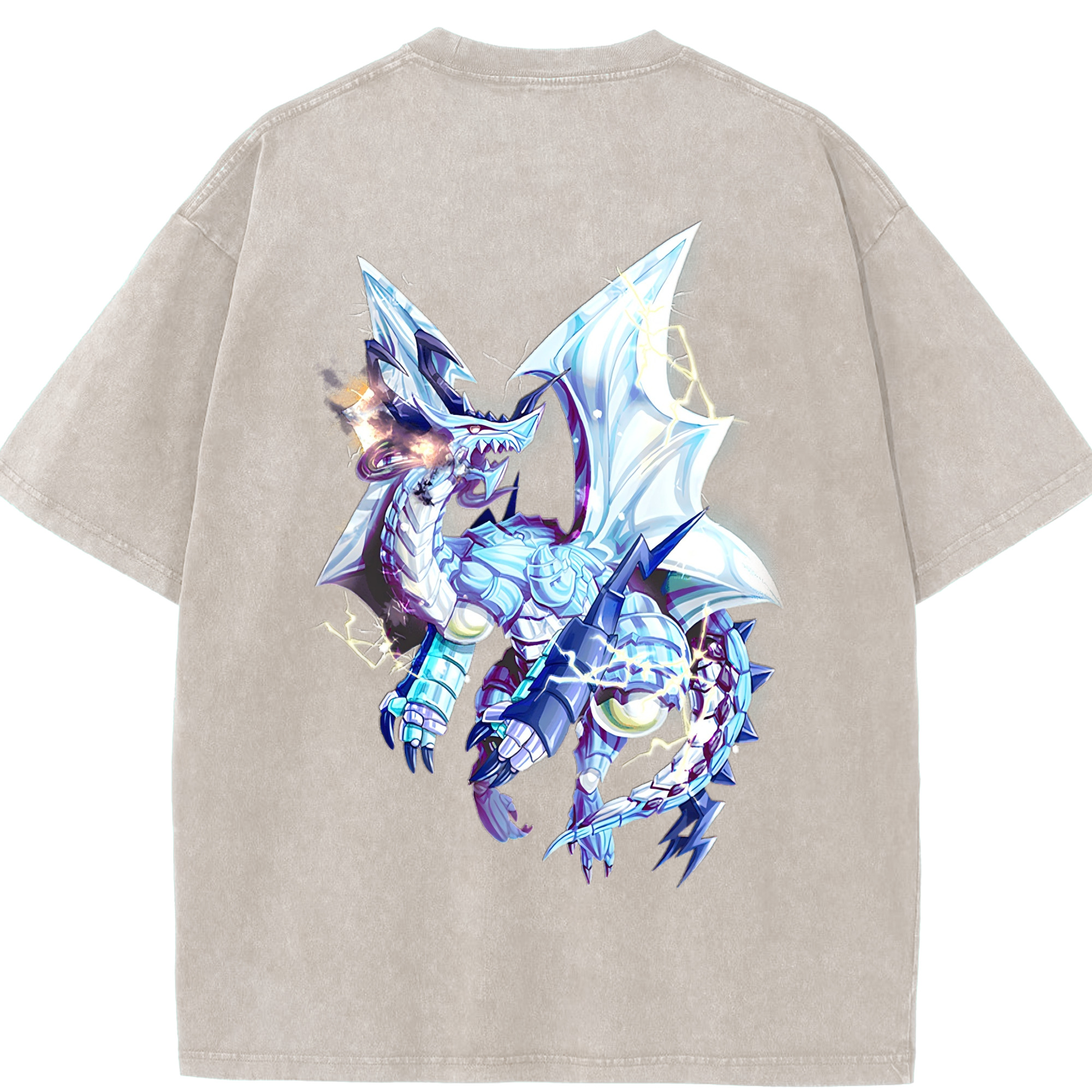 （画像用） 遊☆戯☆王 Yu-Gi-Oh! 綿100% ヴィンテージ風 半袖Tシャツ（背面プリント）
