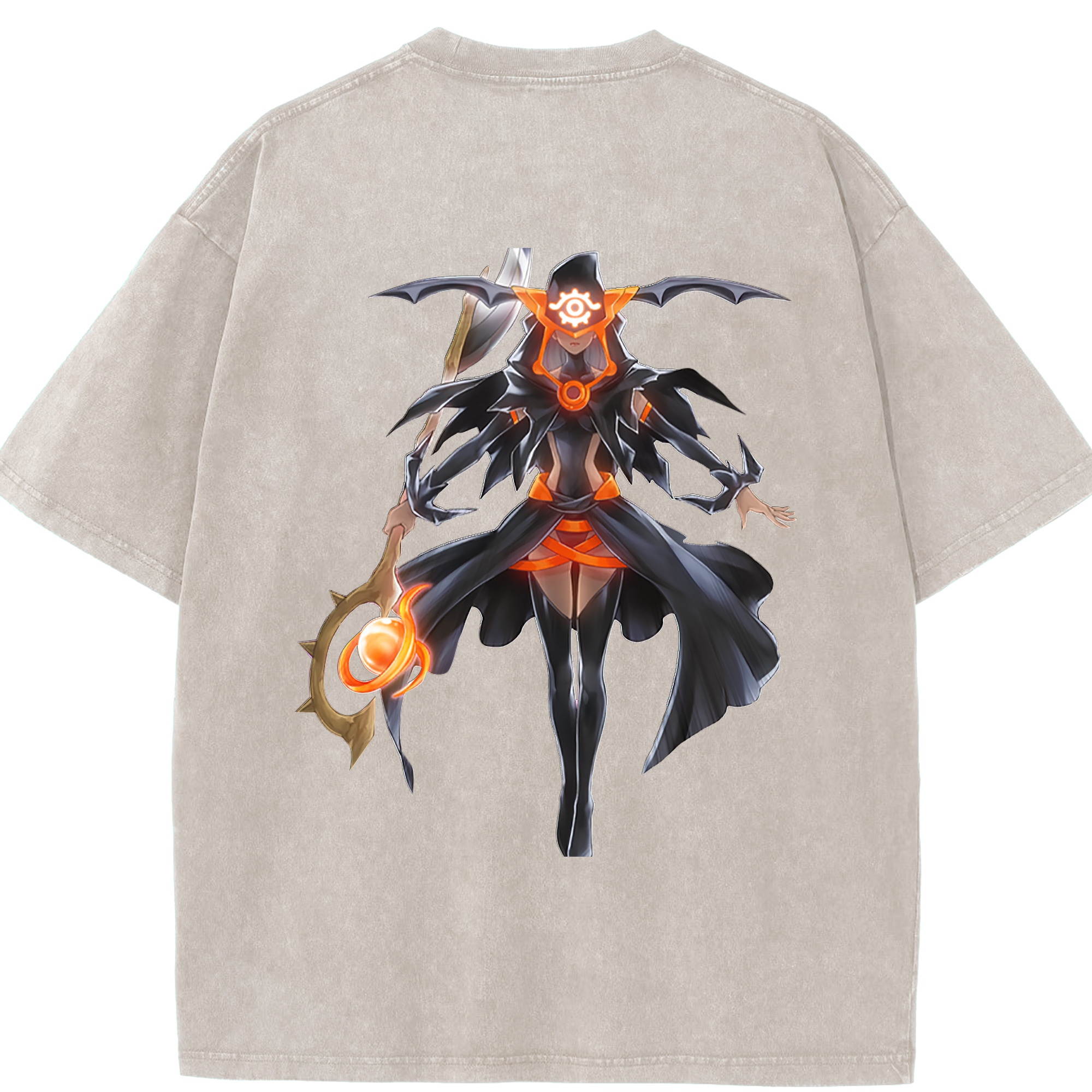 （画像用） 遊☆戯☆王 Yu-Gi-Oh! 綿100% ヴィンテージ風 半袖Tシャツ（背面プリント）