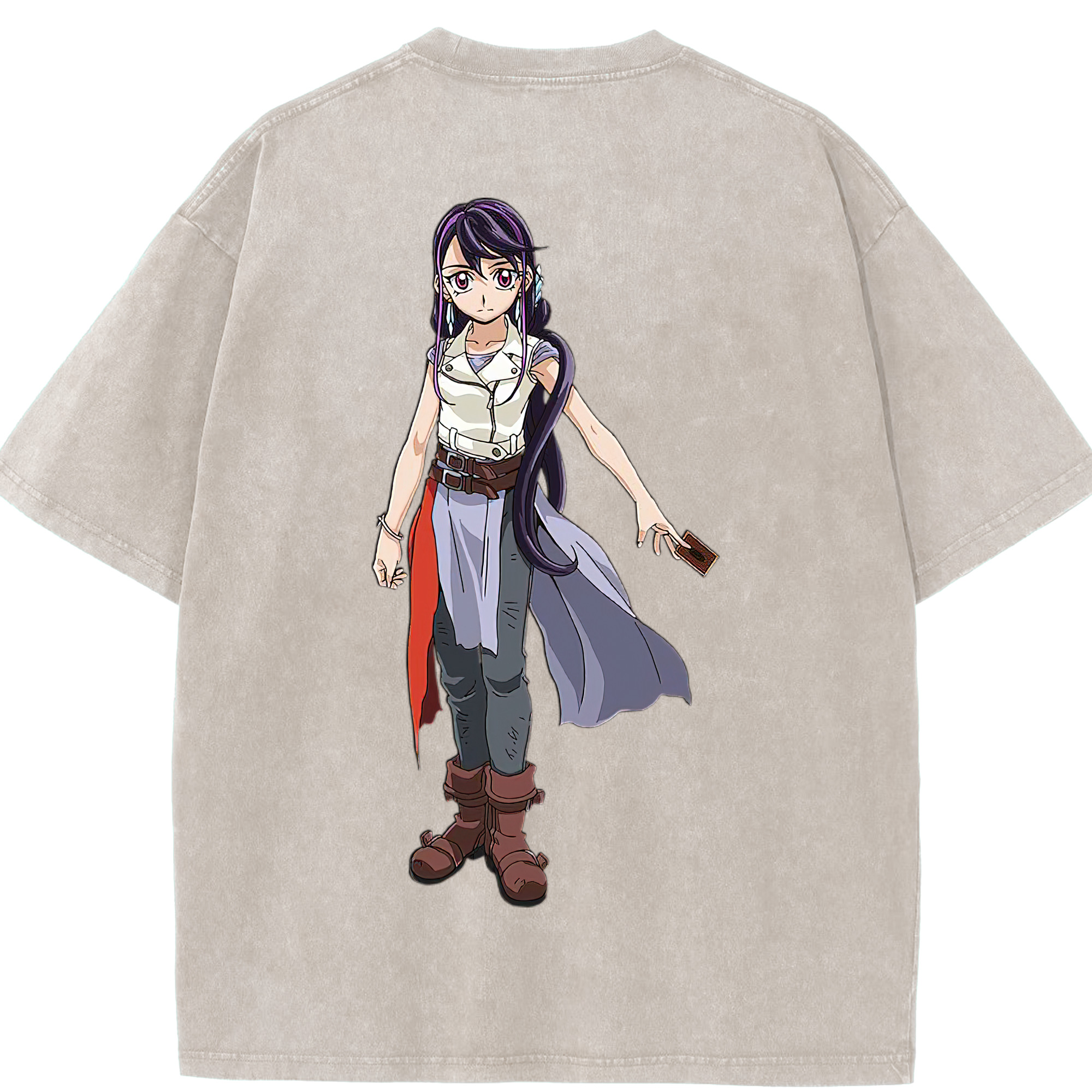 （画像用） 遊☆戯☆王 Yu-Gi-Oh! 綿100% ヴィンテージ風 半袖Tシャツ（背面プリント）