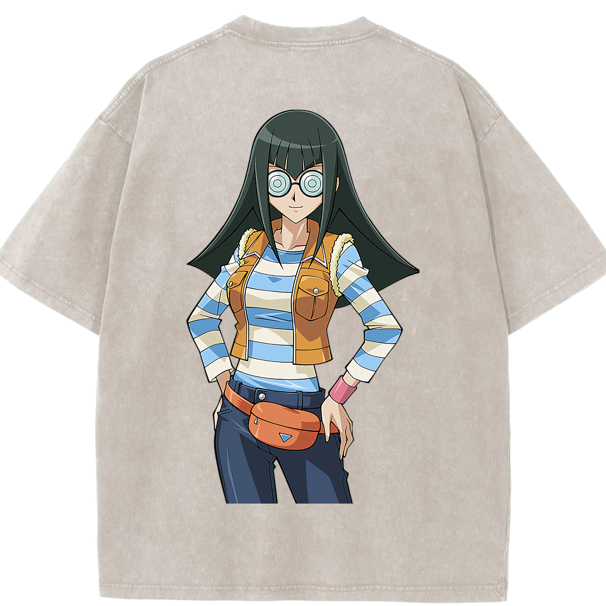 （画像用） 遊☆戯☆王 Yu-Gi-Oh! 綿100% ヴィンテージ風 半袖Tシャツ（背面プリント）