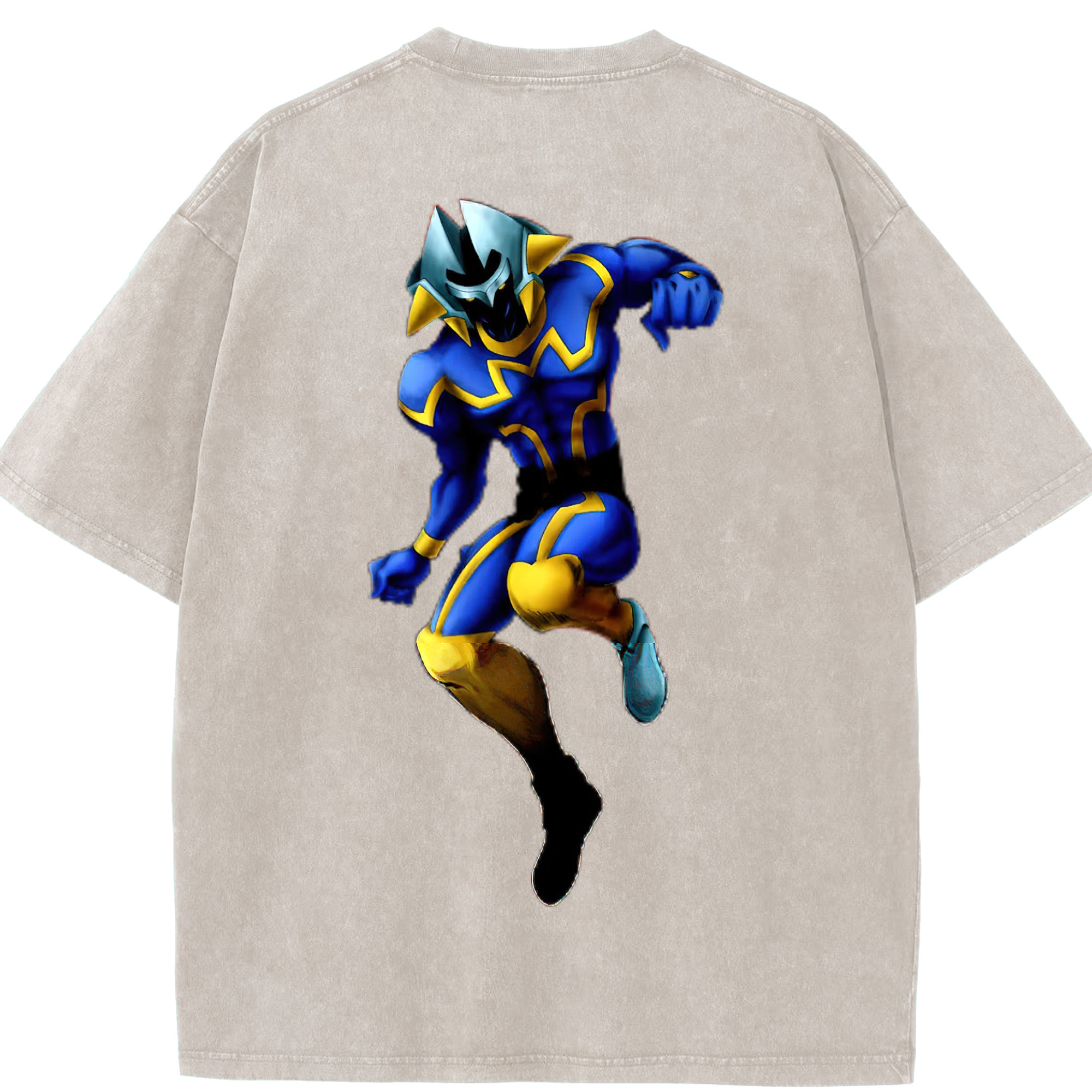 （画像用） 遊☆戯☆王 Yu-Gi-Oh! 綿100% ヴィンテージ風 半袖Tシャツ（背面プリント）