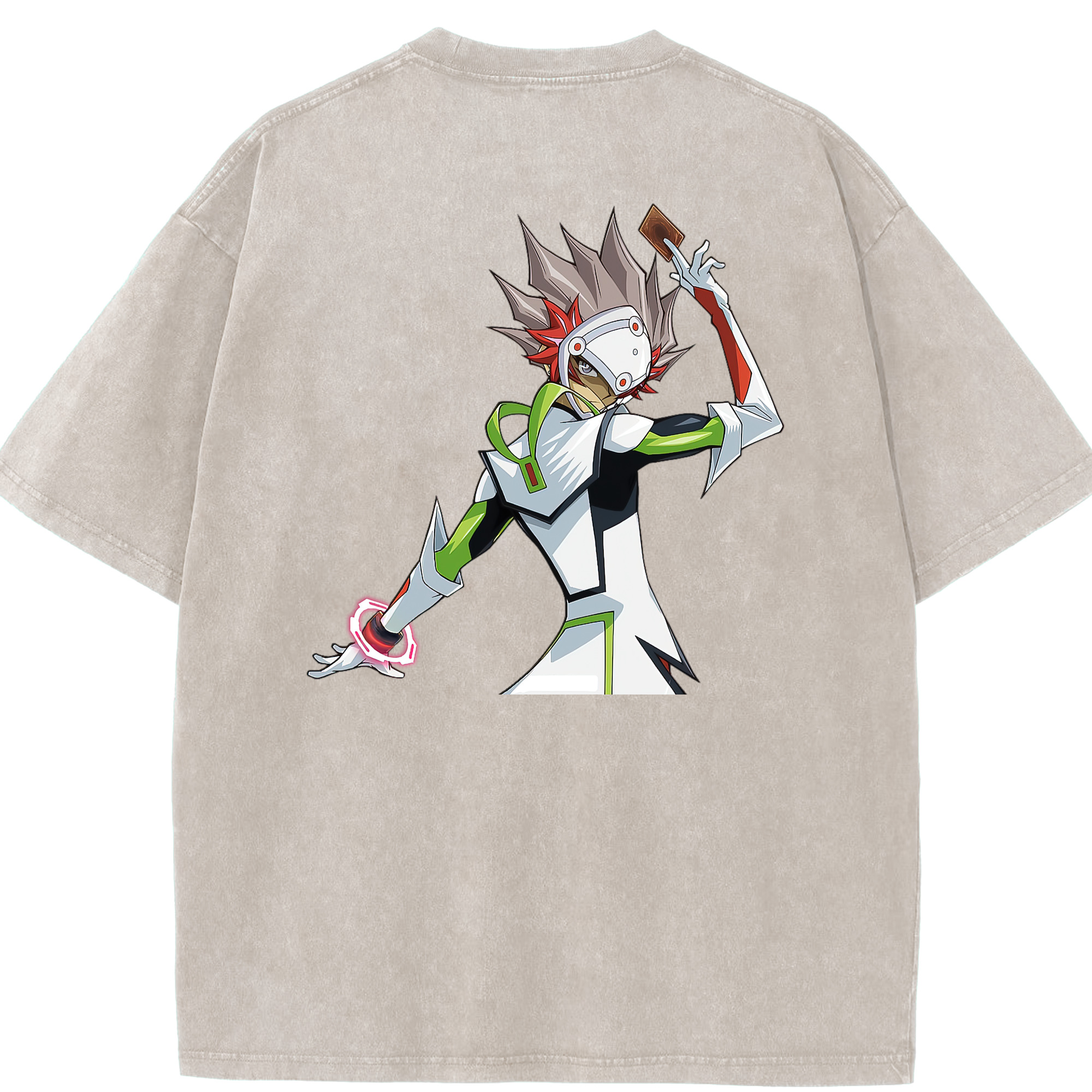 （画像用） 遊☆戯☆王 Yu-Gi-Oh! 綿100% ヴィンテージ風 半袖Tシャツ（背面プリント）