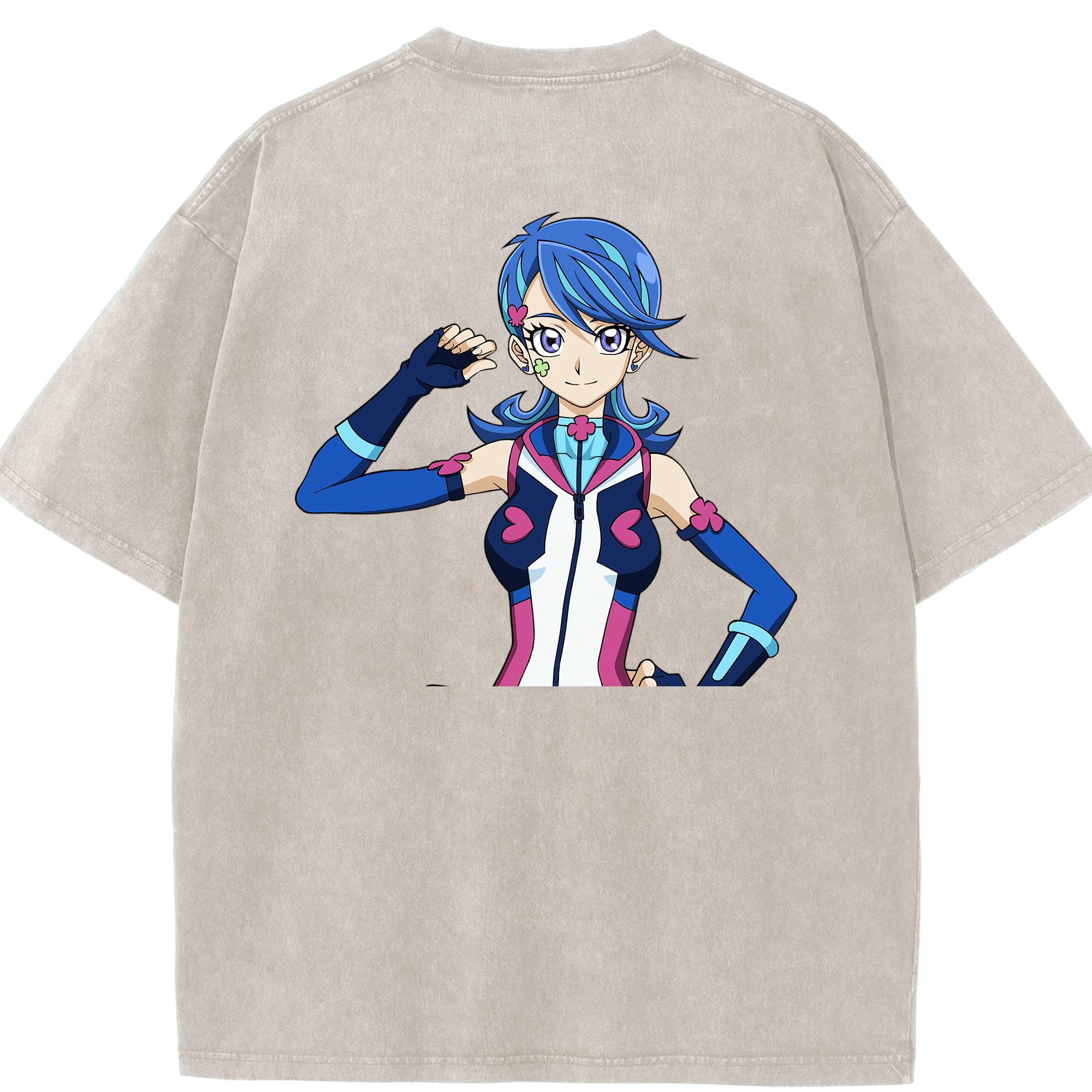（画像用） 遊☆戯☆王 Yu-Gi-Oh! 綿100% ヴィンテージ風 半袖Tシャツ（背面プリント）