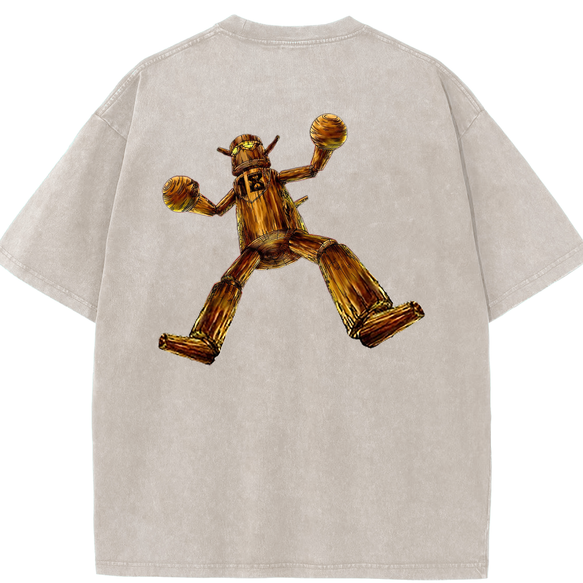 （画像用） 遊☆戯☆王 Yu-Gi-Oh! 綿100% ヴィンテージ風 半袖Tシャツ（背面プリント）