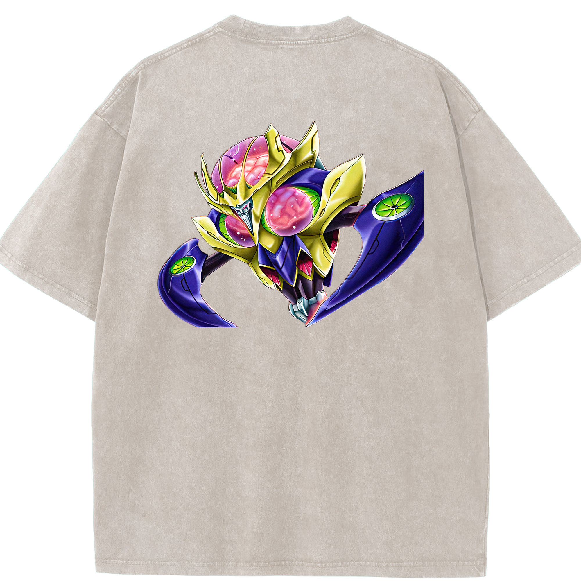 （画像用） 遊☆戯☆王 Yu-Gi-Oh! 綿100% ヴィンテージ風 半袖Tシャツ（背面プリント）
