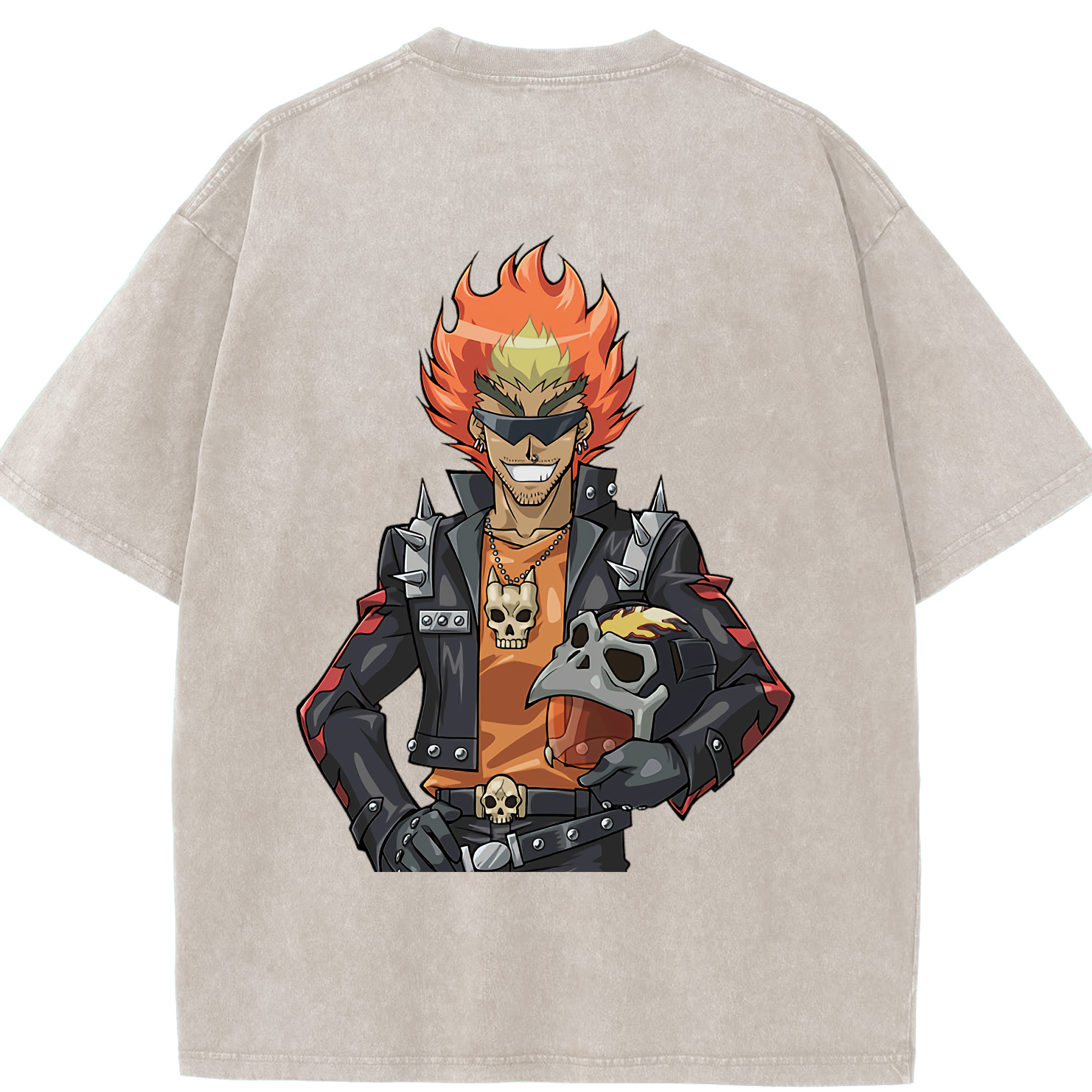 （画像用） 遊☆戯☆王 Yu-Gi-Oh! 綿100% ヴィンテージ風 半袖Tシャツ（背面プリント）