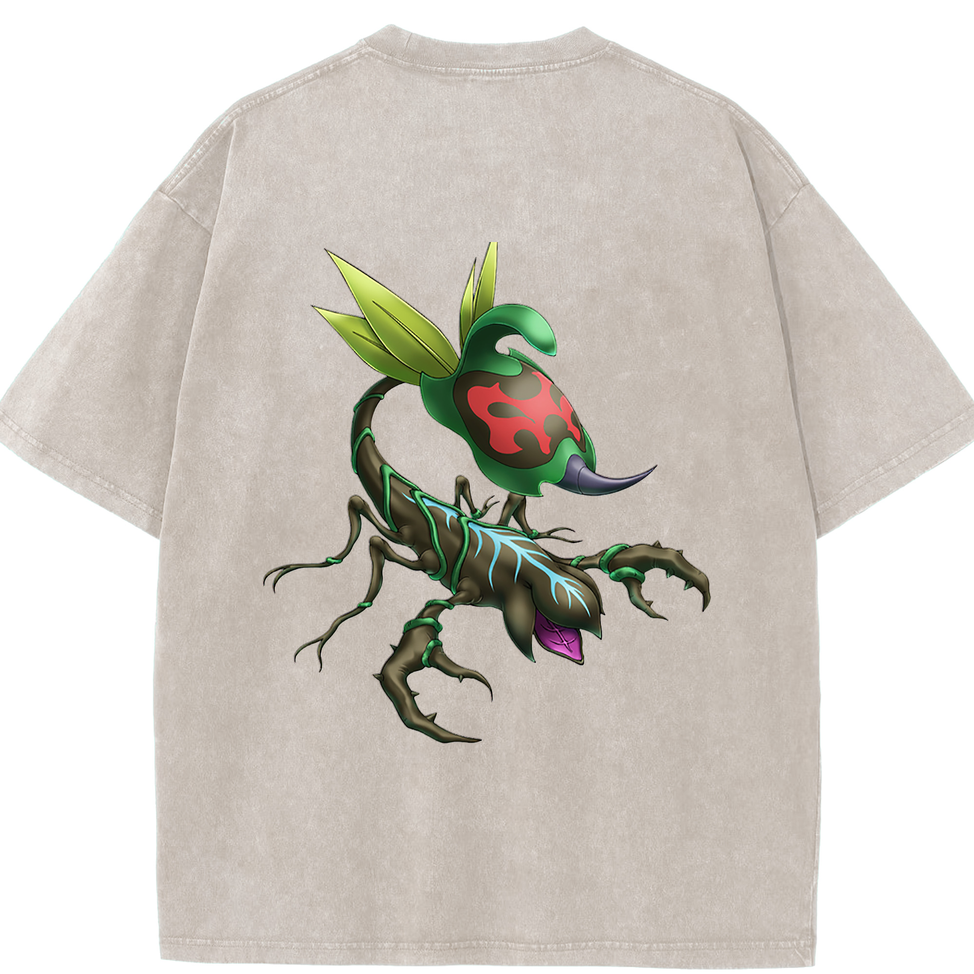（画像用） 遊☆戯☆王 Yu-Gi-Oh! 綿100% ヴィンテージ風 半袖Tシャツ（背面プリント）
