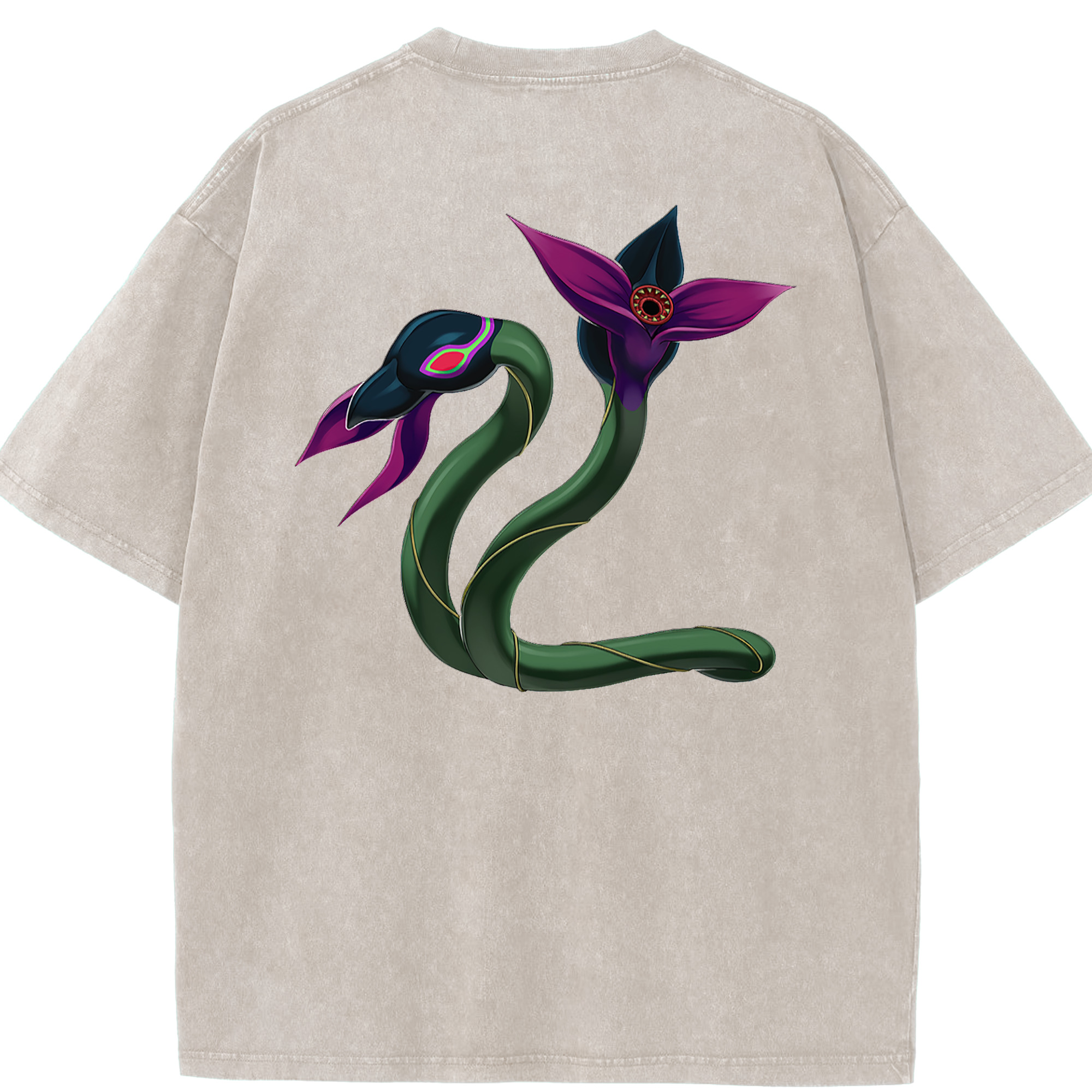 （画像用） 遊☆戯☆王 Yu-Gi-Oh! 綿100% ヴィンテージ風 半袖Tシャツ（背面プリント）