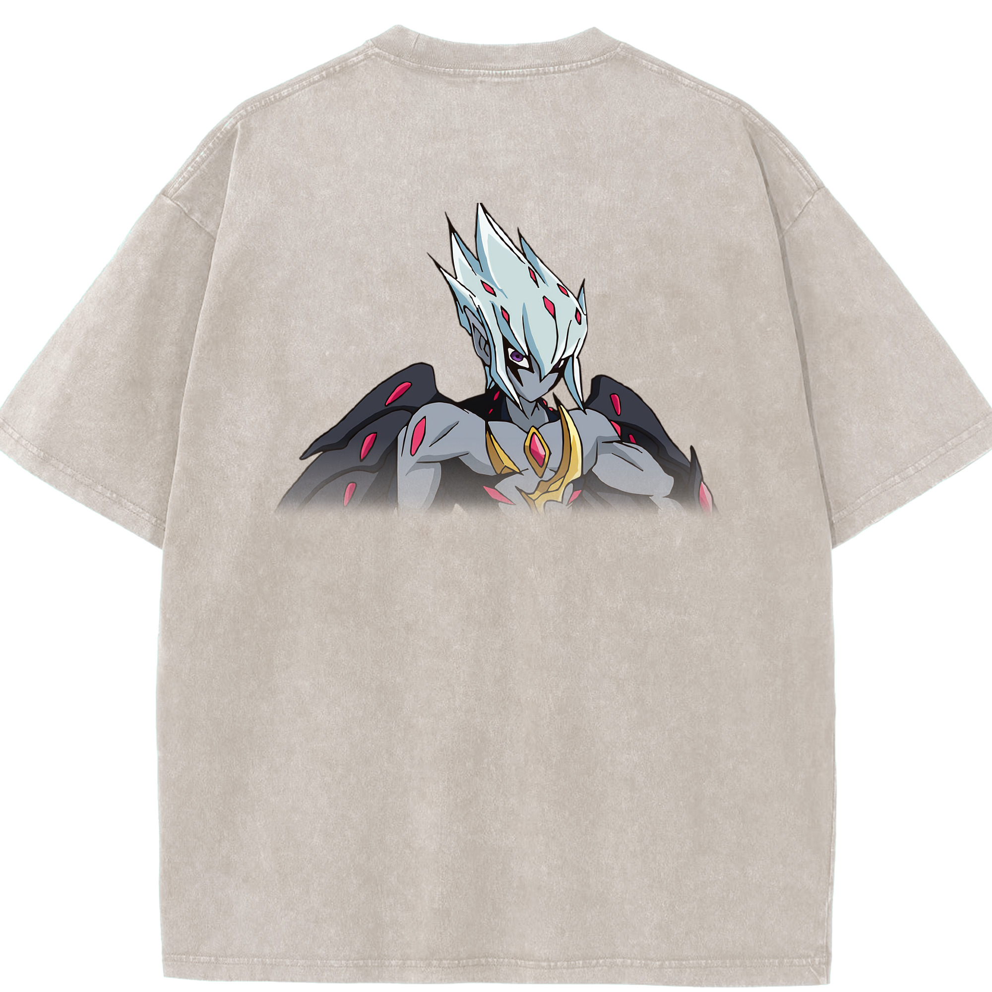 （画像用） 遊☆戯☆王 Yu-Gi-Oh! 綿100% ヴィンテージ風 半袖Tシャツ（背面プリント）