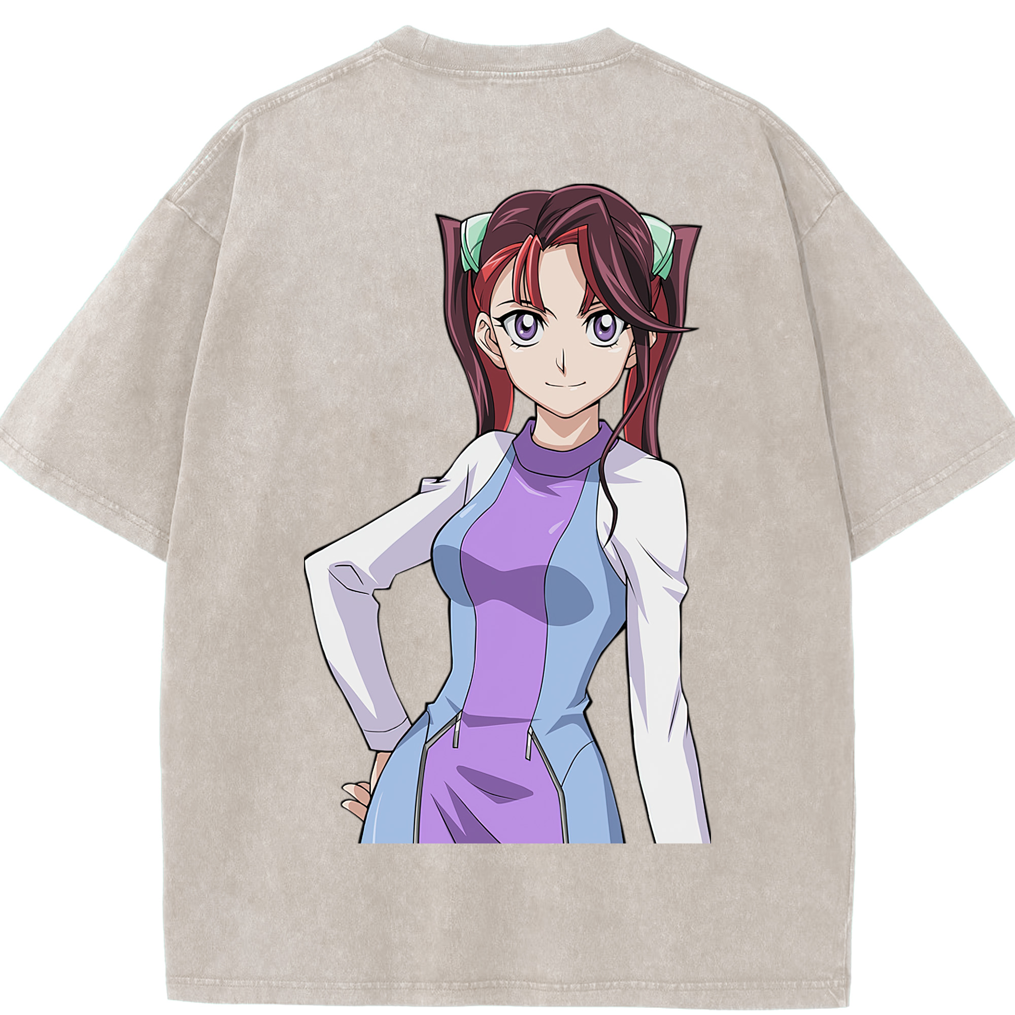 （画像用） 遊☆戯☆王 Yu-Gi-Oh! 綿100% ヴィンテージ風 半袖Tシャツ（背面プリント）