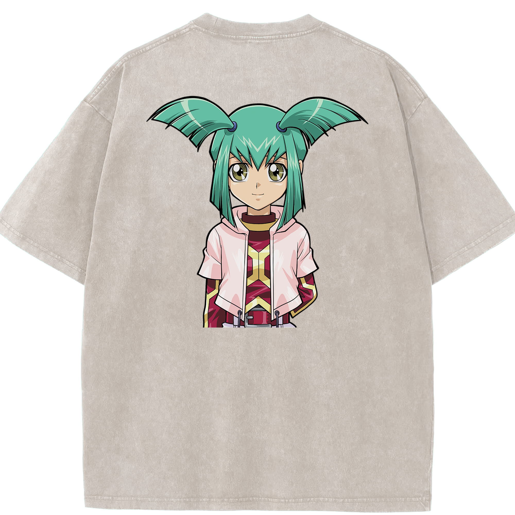 （画像用） 遊☆戯☆王 Yu-Gi-Oh! 綿100% ヴィンテージ風 半袖Tシャツ（背面プリント）