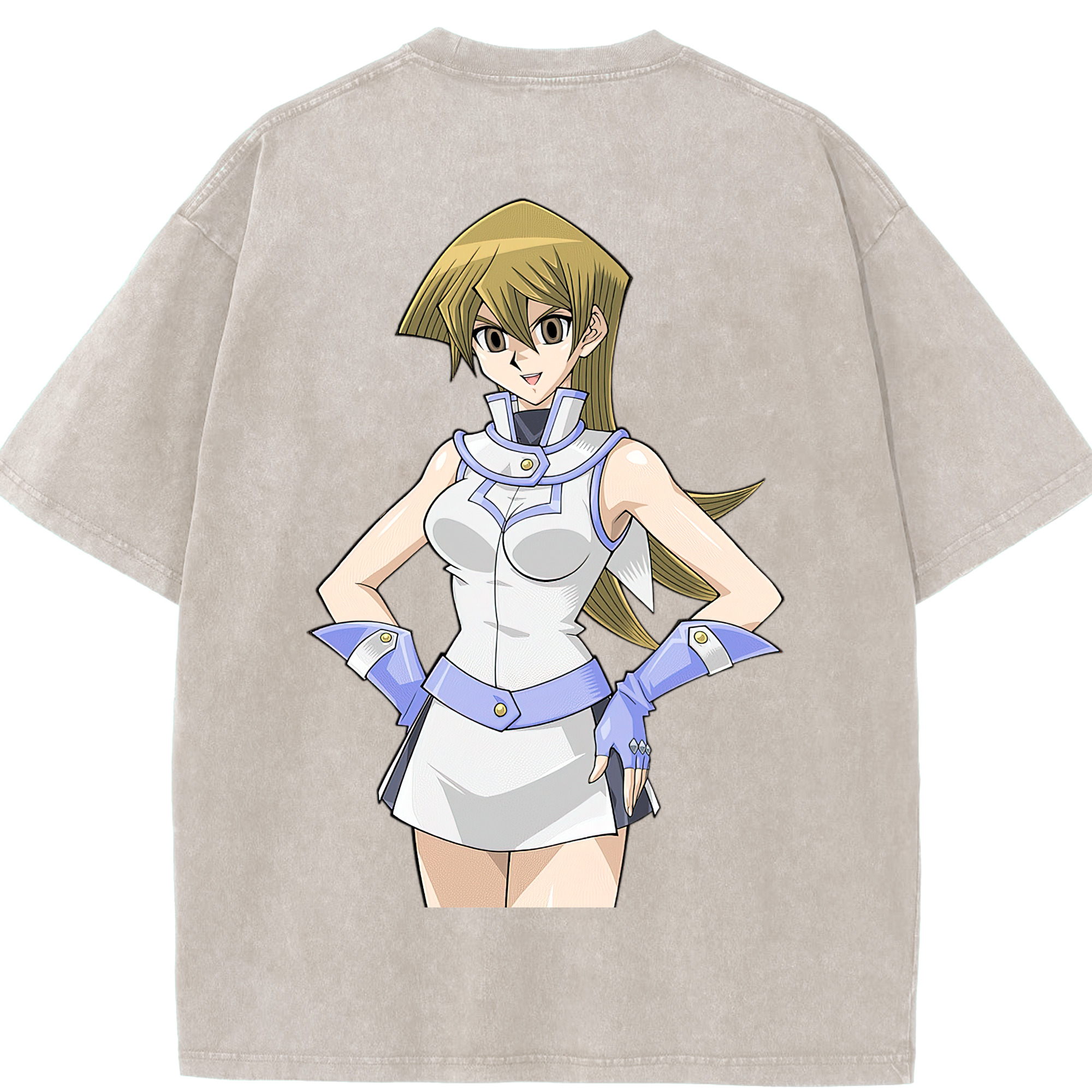 （画像用） 遊☆戯☆王 Yu-Gi-Oh! 綿100% ヴィンテージ風 半袖Tシャツ（背面プリント）