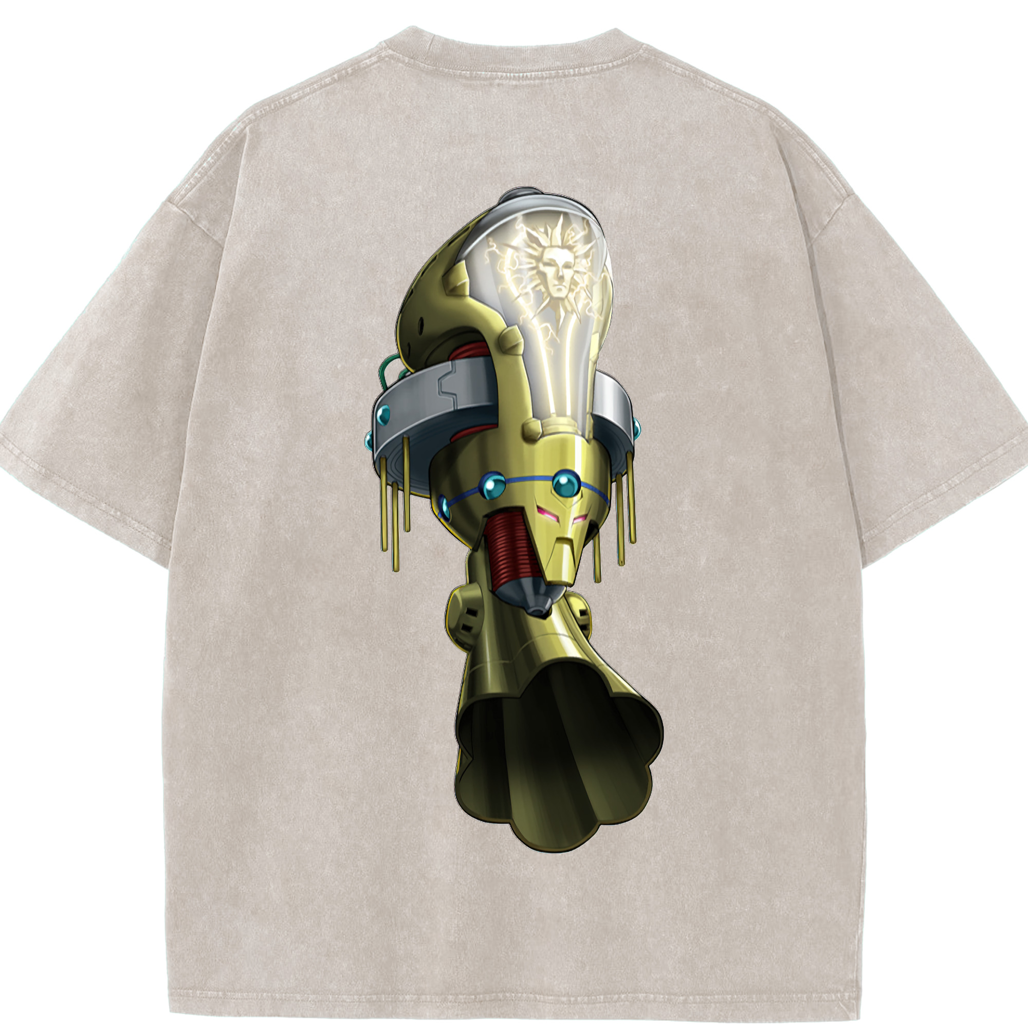 （画像用） 遊☆戯☆王 Yu-Gi-Oh! 綿100% ヴィンテージ風 半袖Tシャツ（背面プリント）