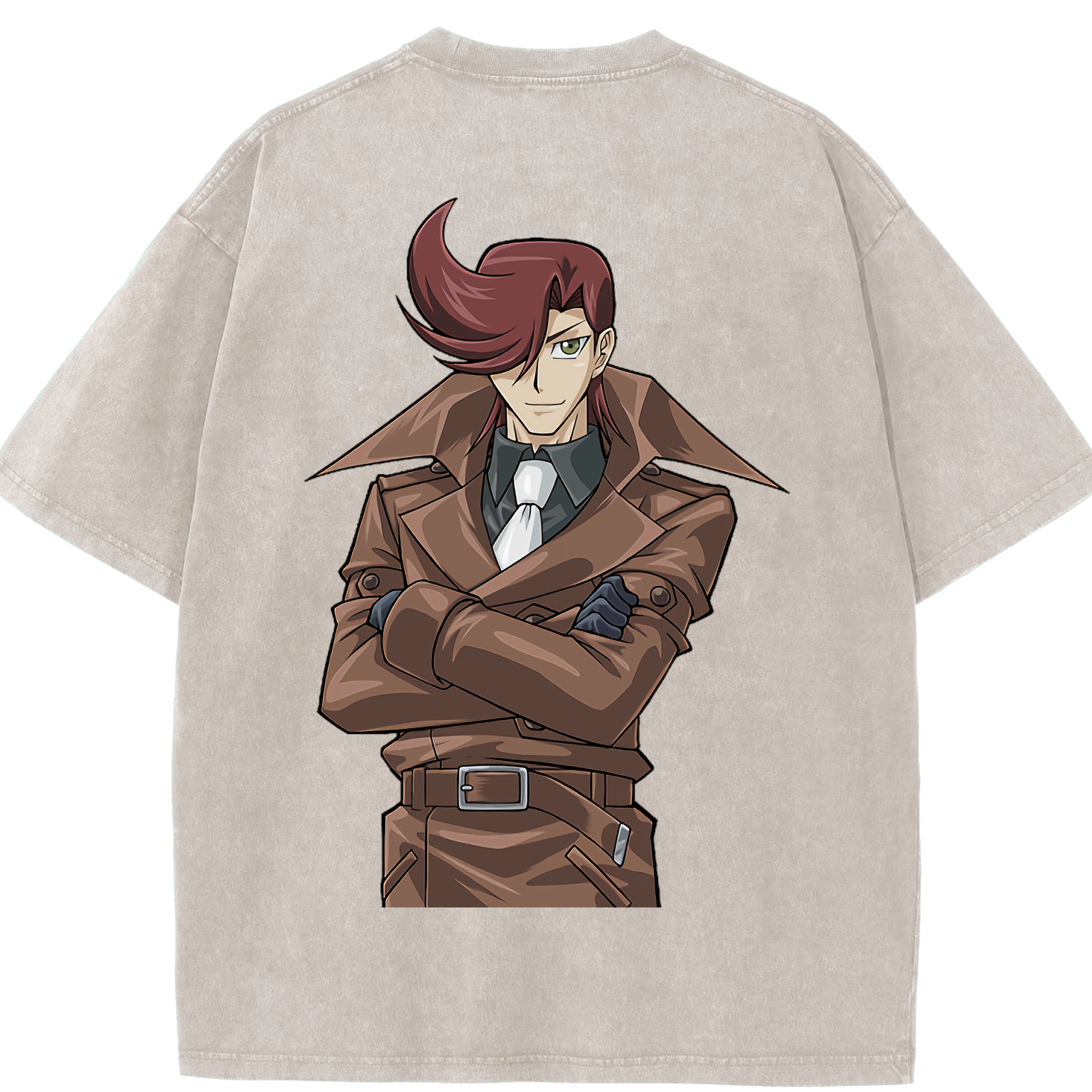 （画像用） 遊☆戯☆王 Yu-Gi-Oh! 綿100% ヴィンテージ風 半袖Tシャツ（背面プリント）