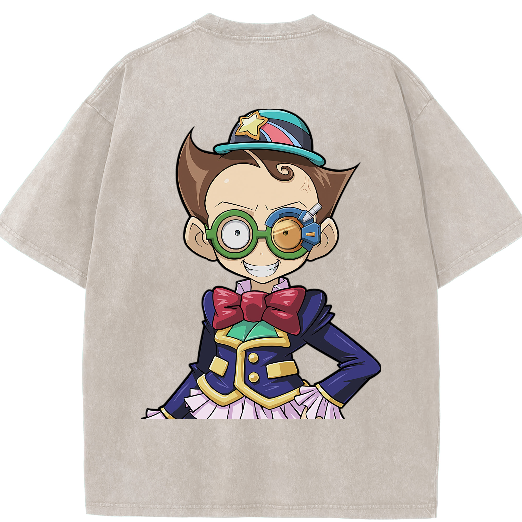 （画像用） 遊☆戯☆王 Yu-Gi-Oh! 綿100% ヴィンテージ風 半袖Tシャツ（背面プリント）