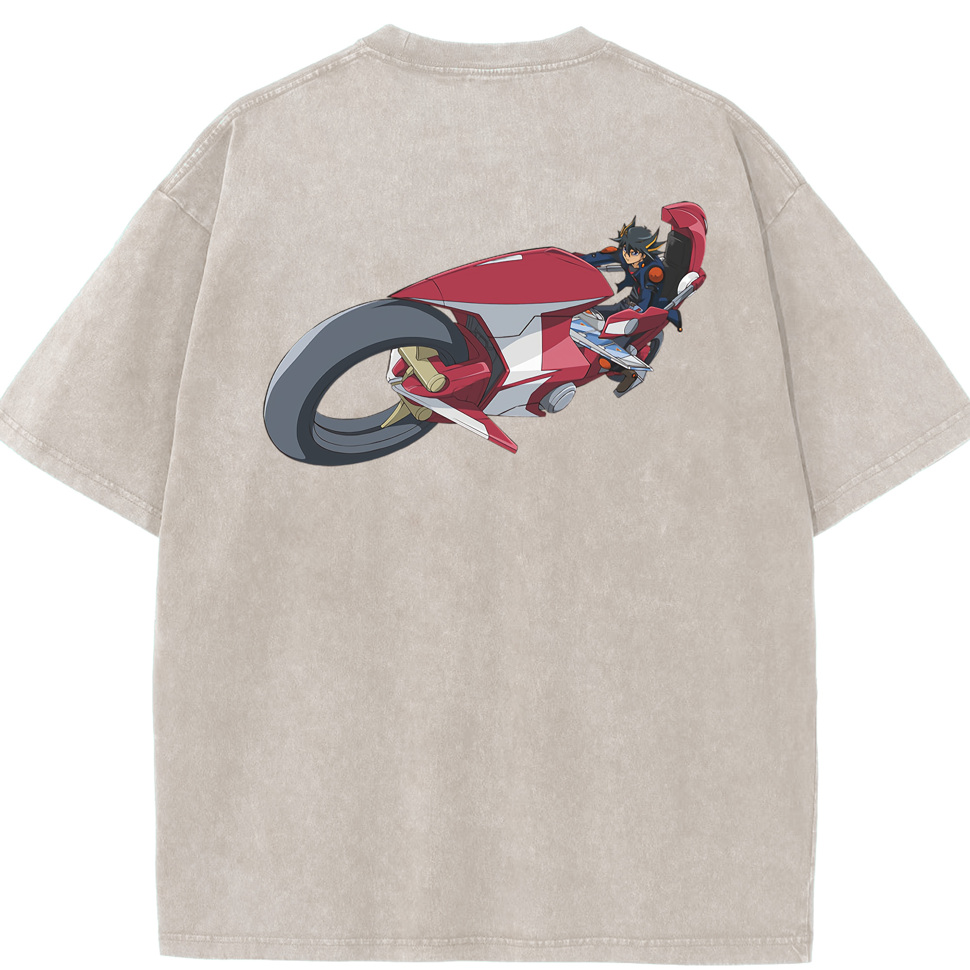 （画像用） 遊☆戯☆王 Yu-Gi-Oh! 綿100% ヴィンテージ風 半袖Tシャツ（背面プリント）