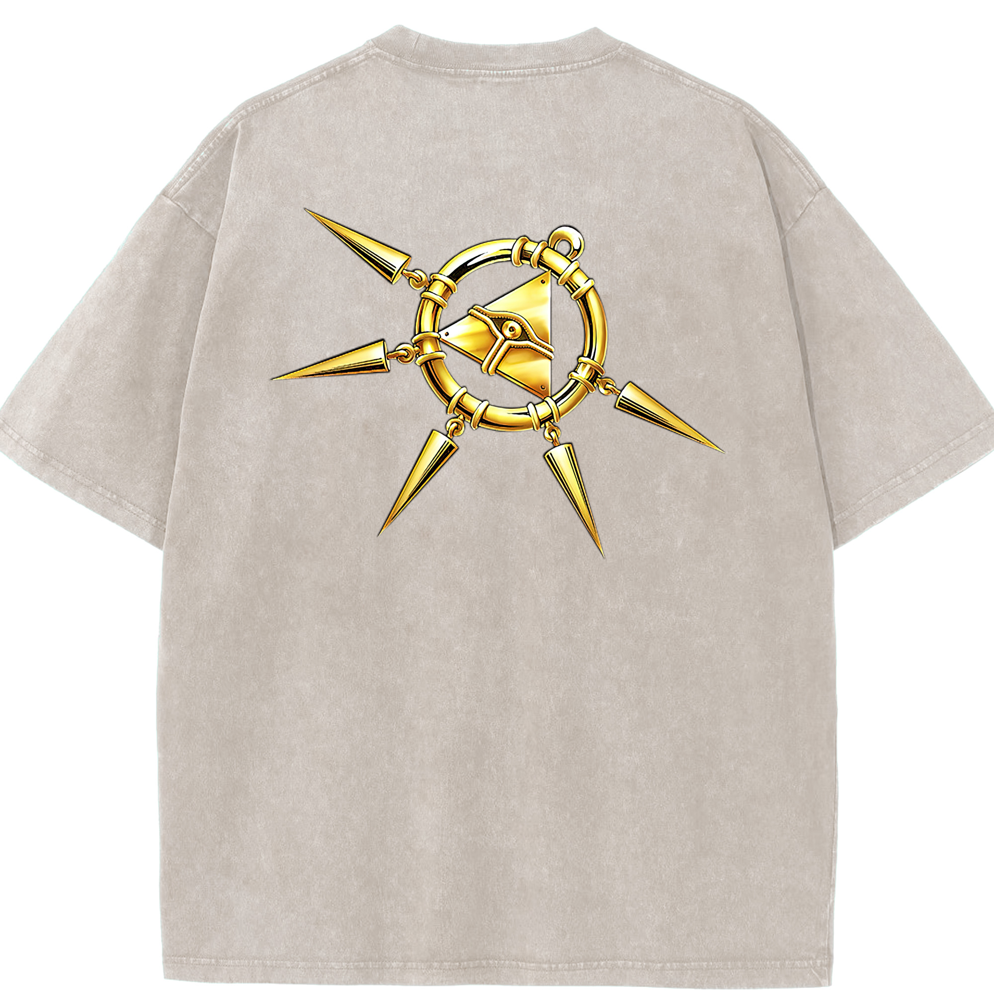 （画像用） 遊☆戯☆王 Yu-Gi-Oh! 綿100% ヴィンテージ風 半袖Tシャツ（背面プリント）