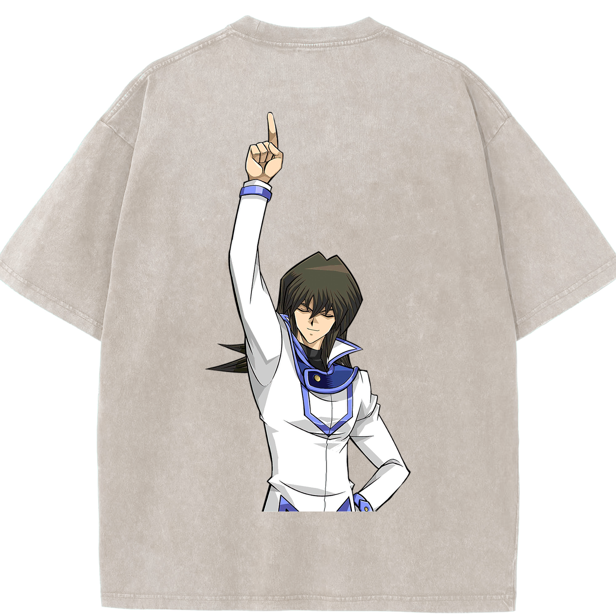 （画像用） 遊☆戯☆王 Yu-Gi-Oh! 綿100% ヴィンテージ風 半袖Tシャツ（背面プリント）