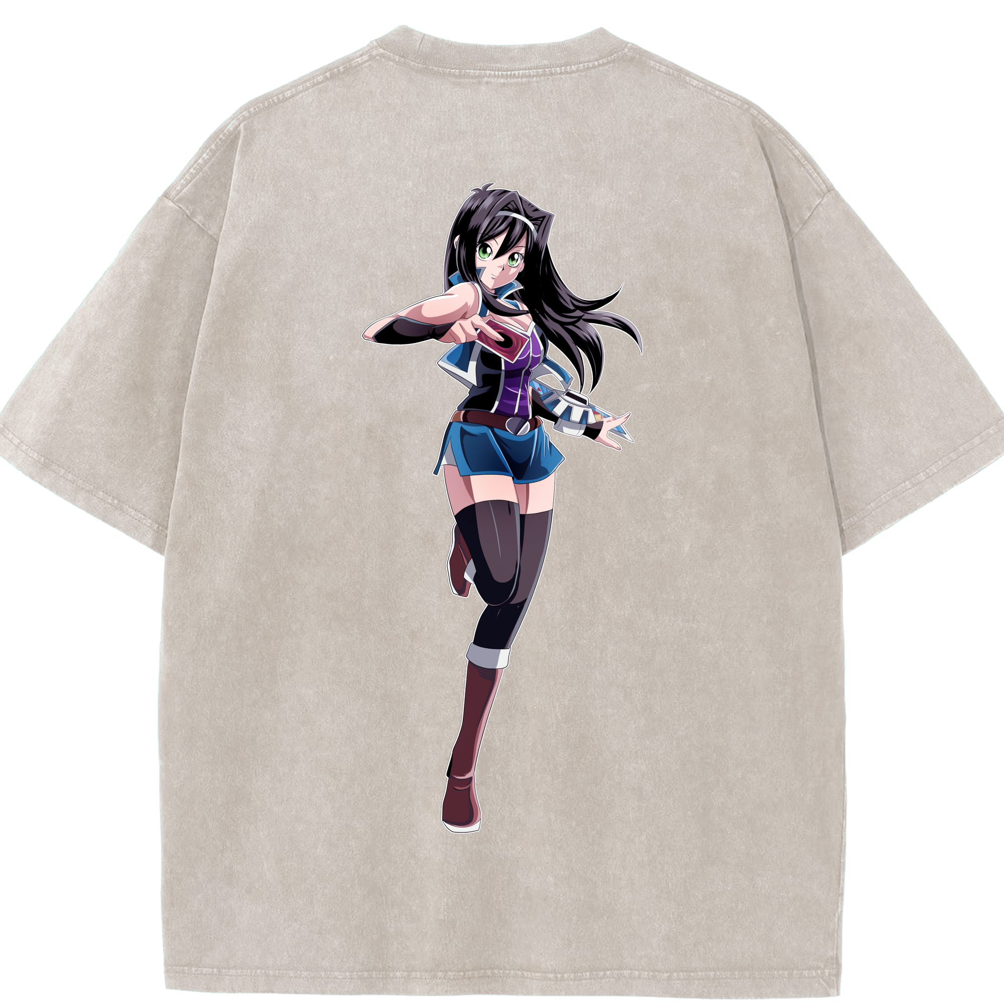 （画像用） 遊☆戯☆王 Yu-Gi-Oh! 綿100% ヴィンテージ風 半袖Tシャツ（背面プリント）